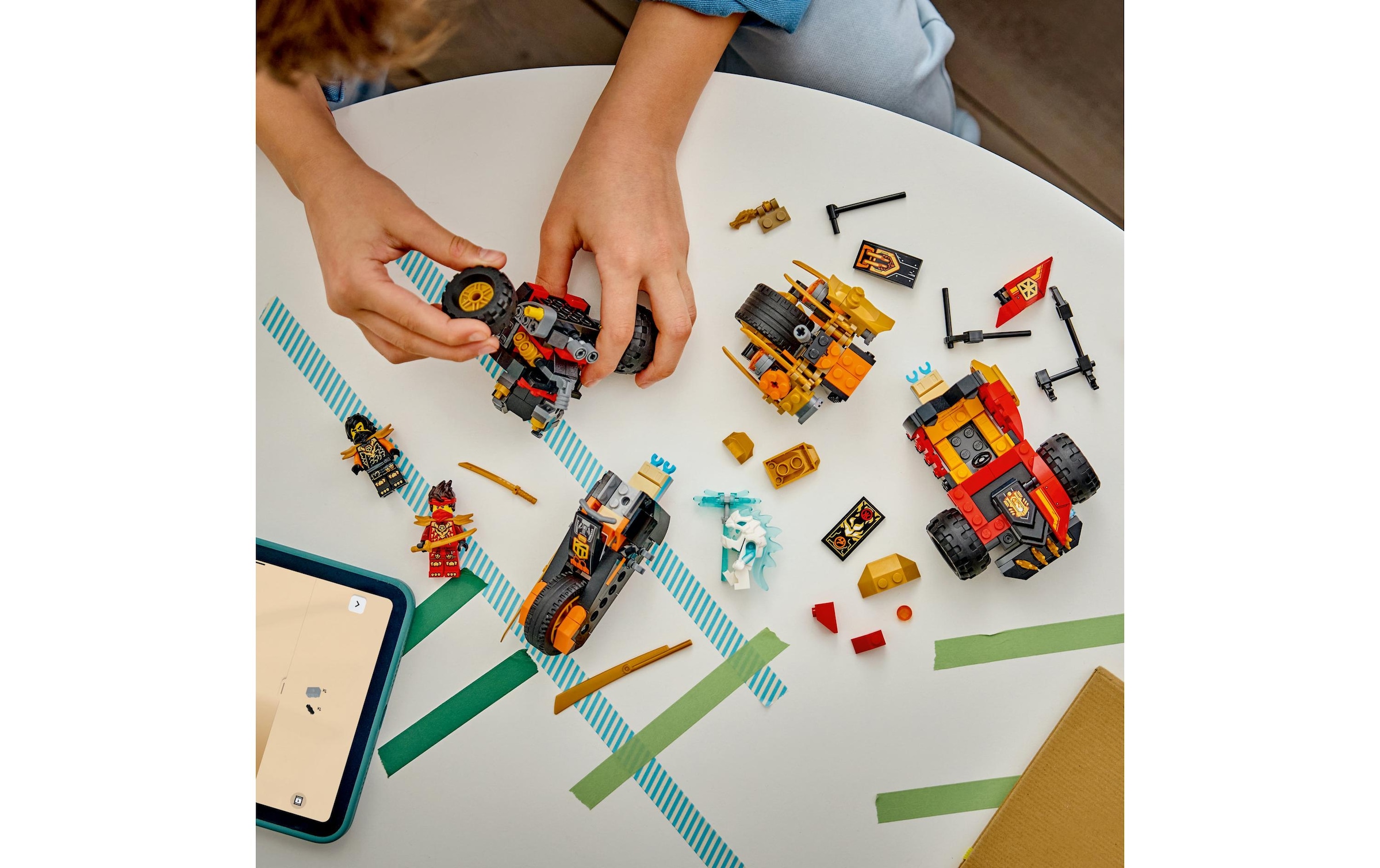 LEGO® Konstruktionsspielsteine »Kais und Coles Kombi-Flitzer (71864), LEGO Ninjago« Made in Europe