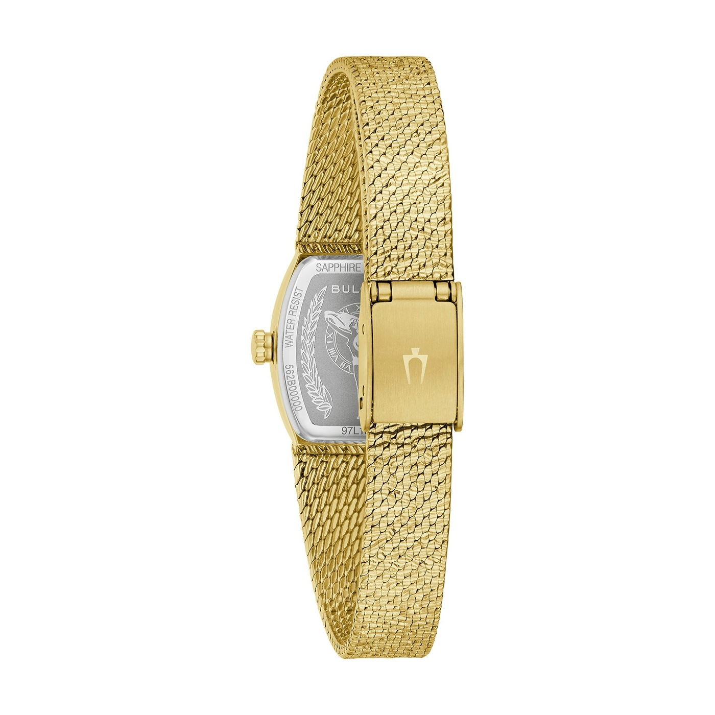 Bulova Quarzuhr »Goddess of Time« Armbanduhr, Damenuhr, Edelstahlarmband, analog