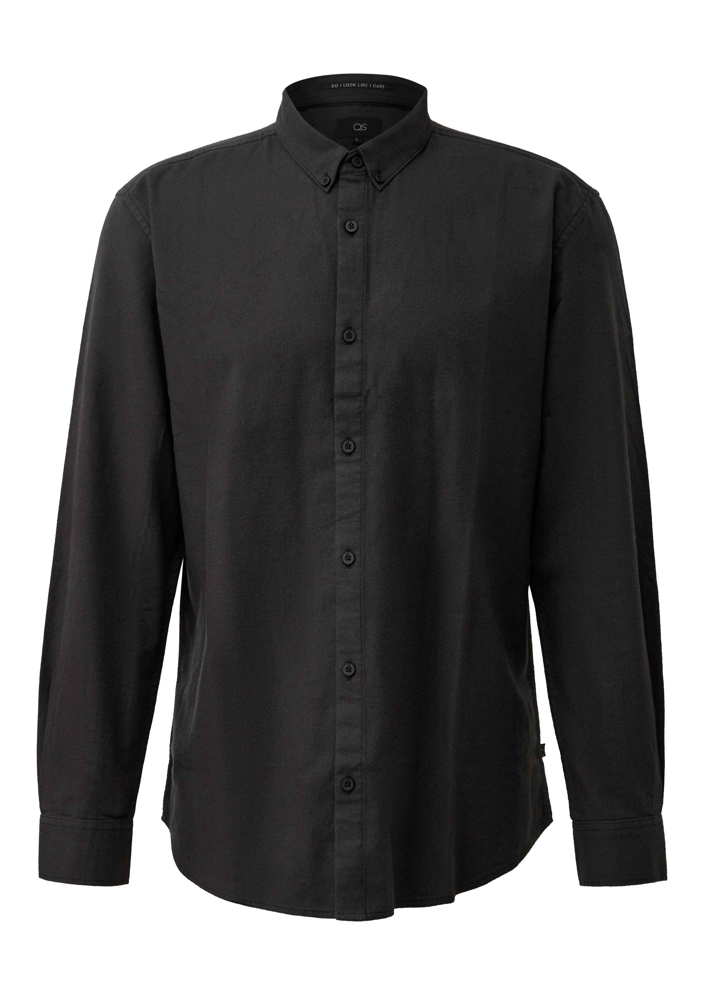 QS Flanellhemd Button-down-Kragen, Regular fit