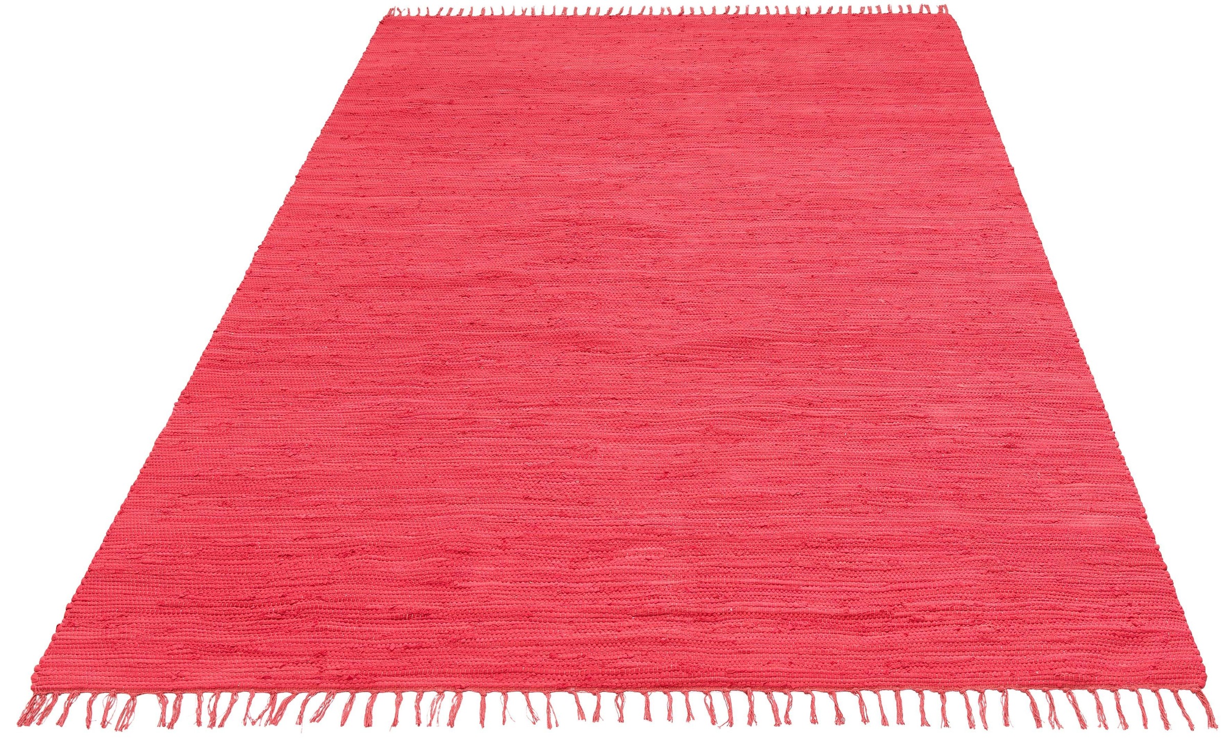 my home Teppich »Paul«, rechteckig, 5 mm Höhe, Wendeteppich, Uni, handgeweb günstig online kaufen