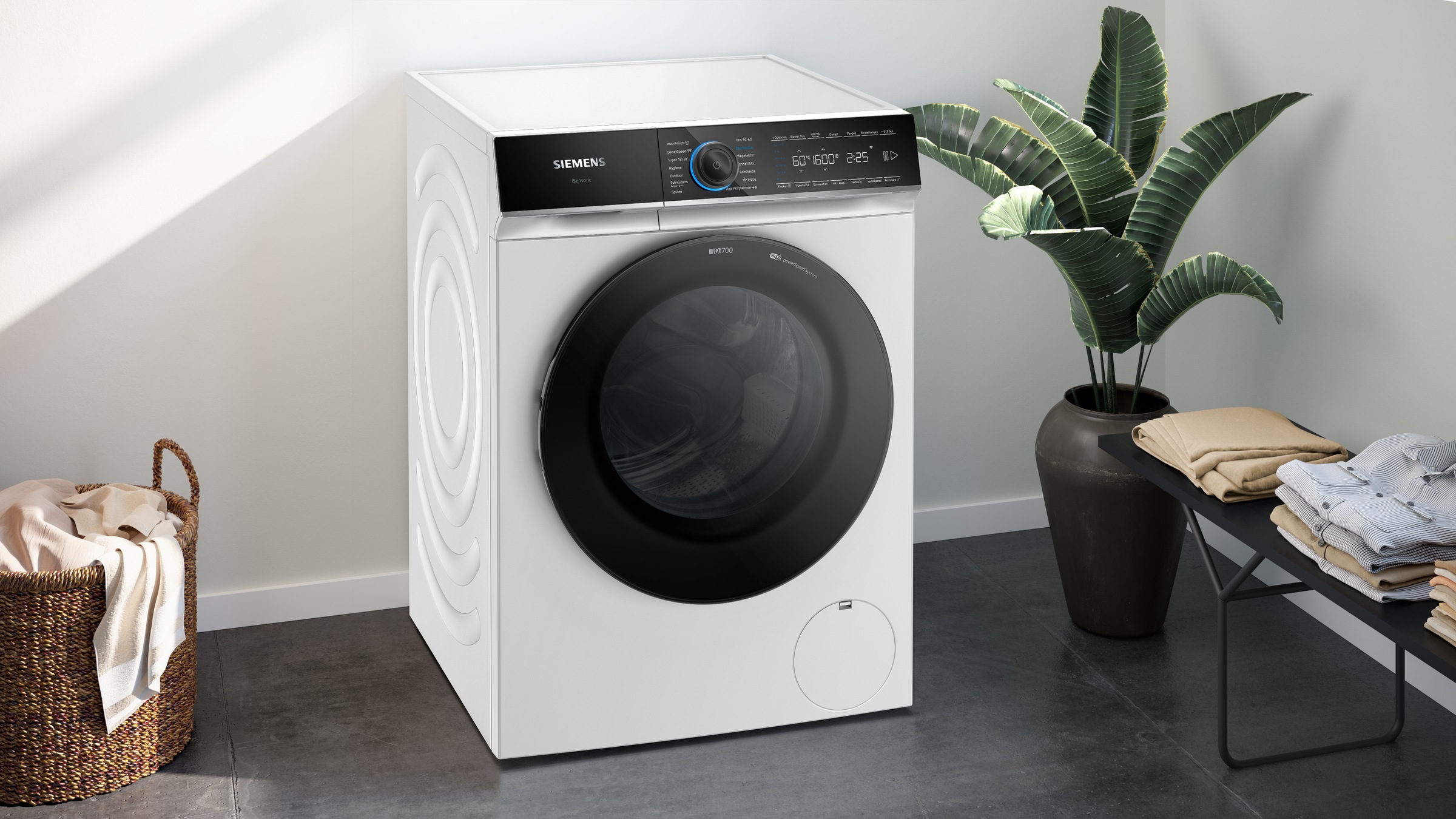 SIEMENS Waschmaschine iQ700 »WG56B20T1« 10 kg 1600 U/min
