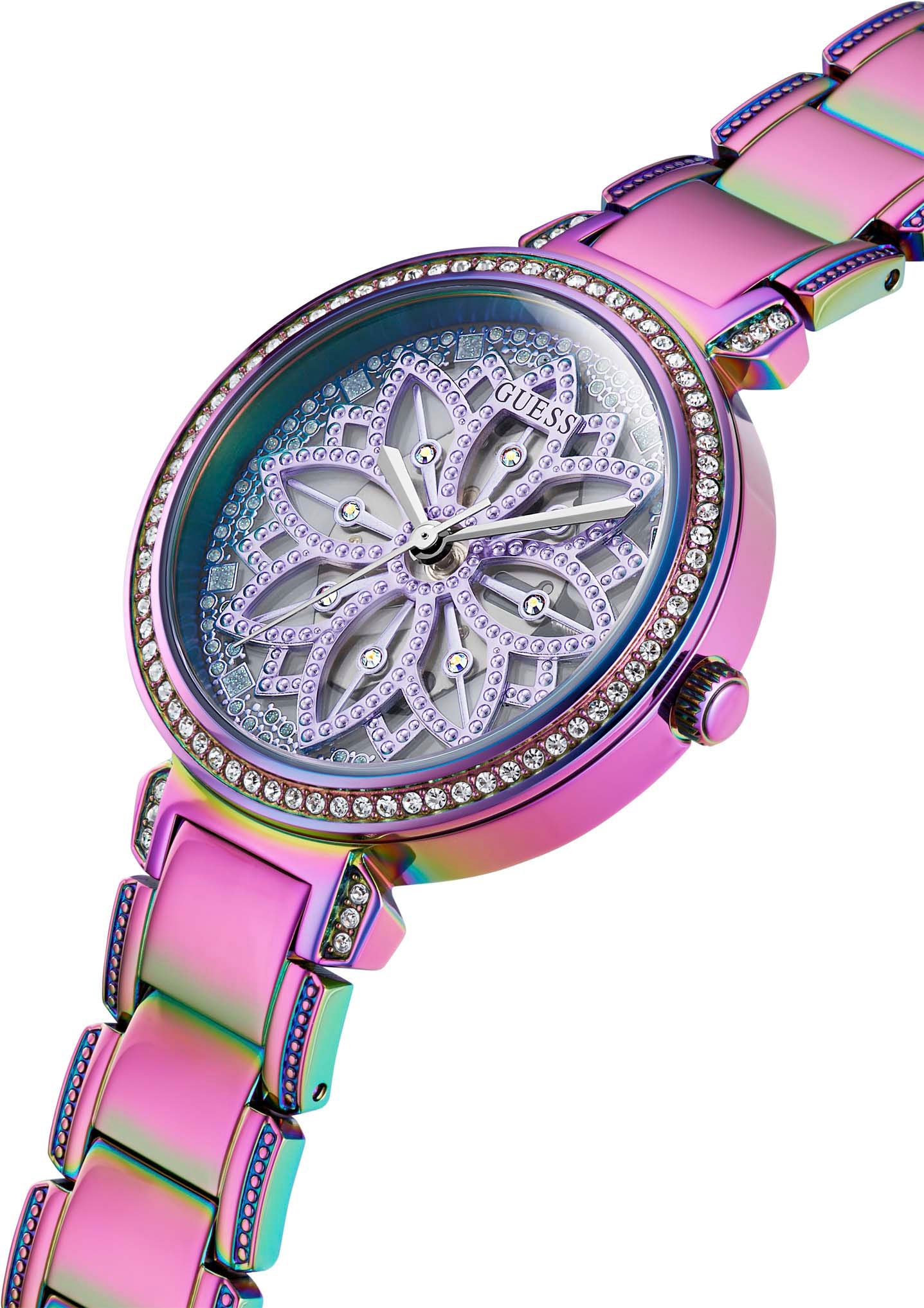 Guess Quarzuhr »LILY«, Armbanduhr, Damenuhr