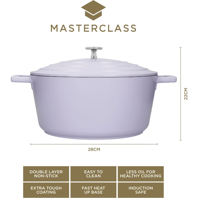 Master Class Kasserolle »MasterClass«, Aluminiumguss, 5 Liter, rund,  Induktion auf Rechnung bestellen
