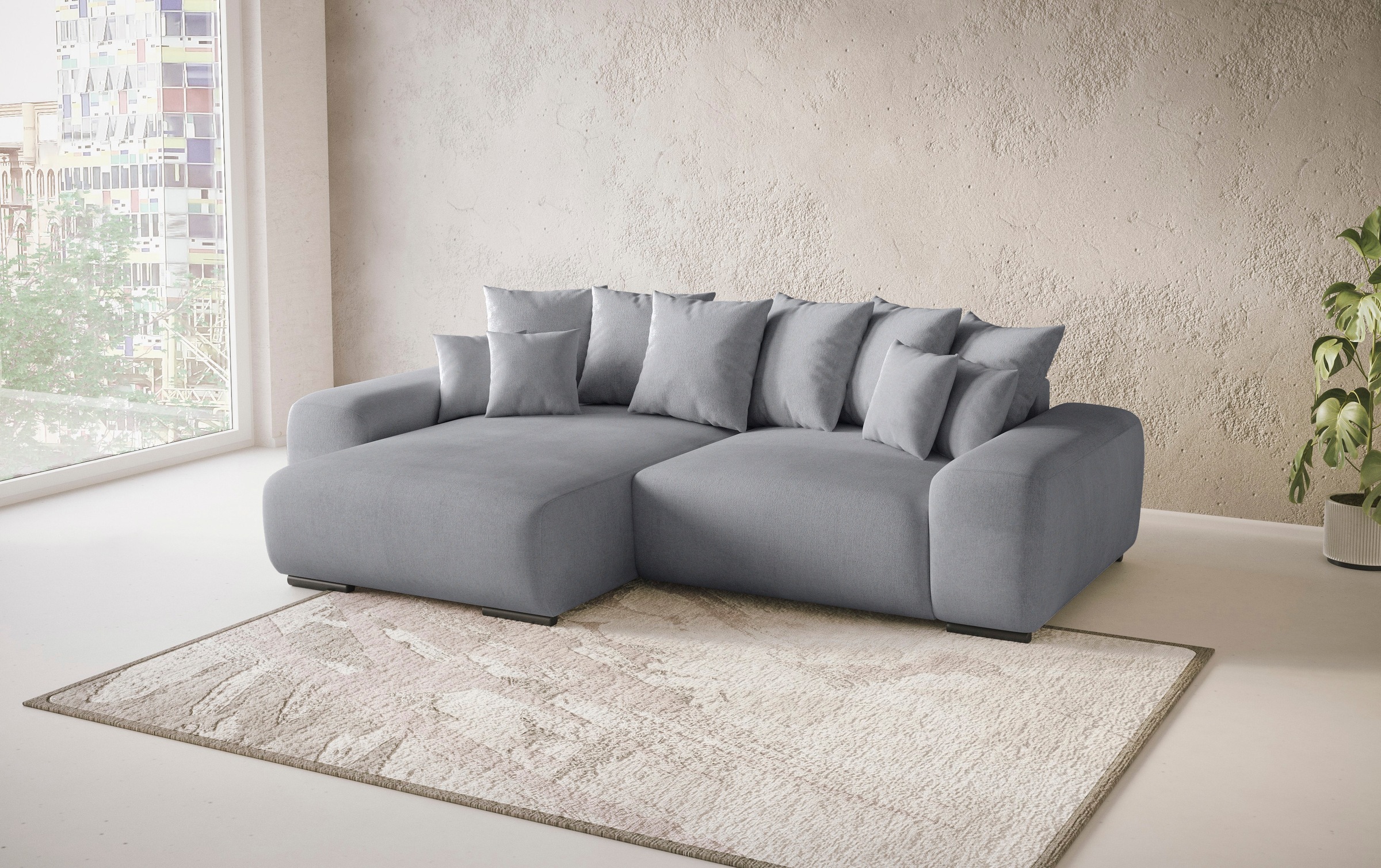 Mr. Couch Ecksofa »Sundance II, L-Form«, mit DuraSpring-Taschenfederkern bis 140 kg belastbar
