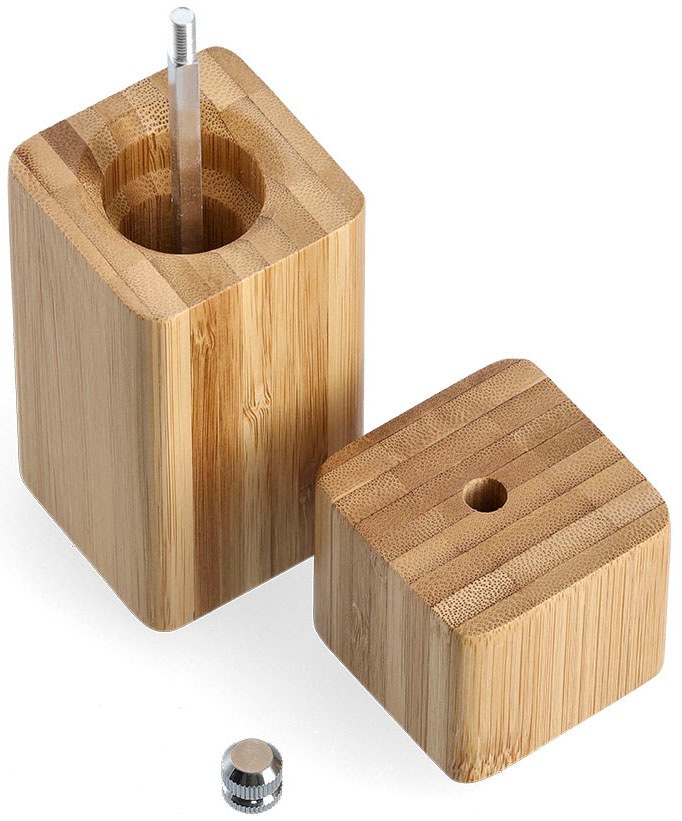 Zeller Present Salz-/Pfeffermühle, (2 St.), Bambus, Keramikmahlwerk