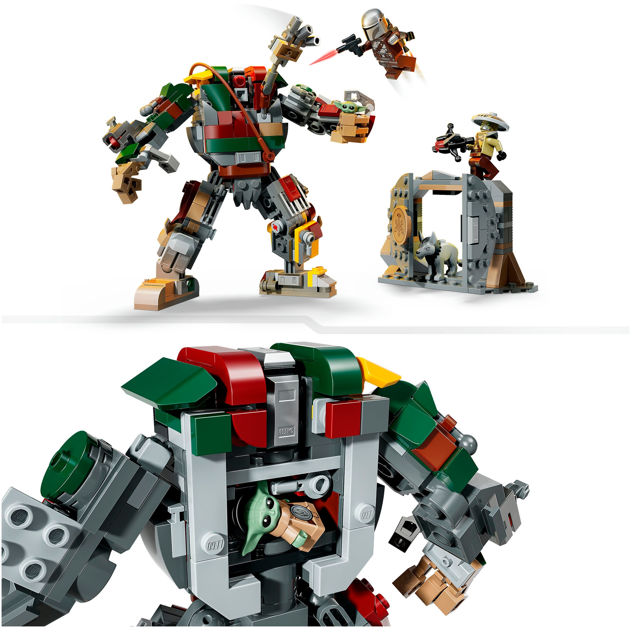 LEGO® Konstruktionsspielsteine »Showdown mit dem Wächterdroiden am Huttenpalast (75451)« LEGO Star Wars; Made in Europe