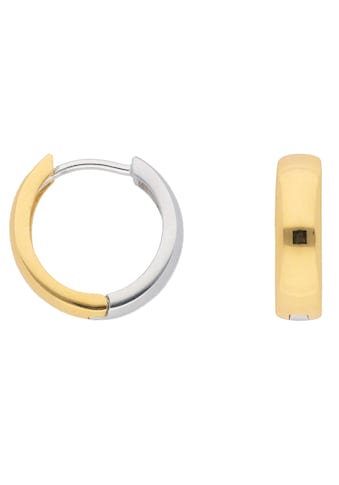 Adelia´s Paar Ohrhänger »585 Weißgold Ohrringe Creolen Ø 13,8 mm«, Goldschmuck für Damen kaufen