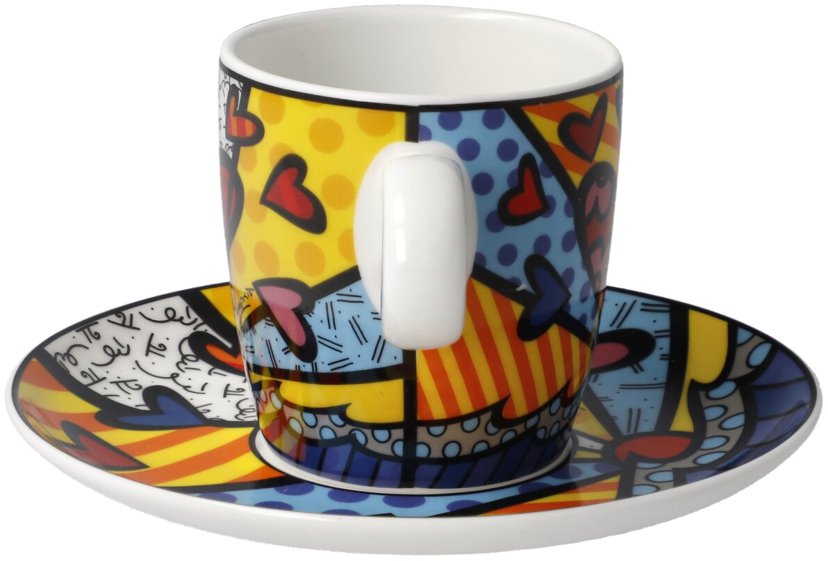 Goebel Espressotasse »Britto«, Pop Art, Fine Bone China, Romero Britto - A New Day