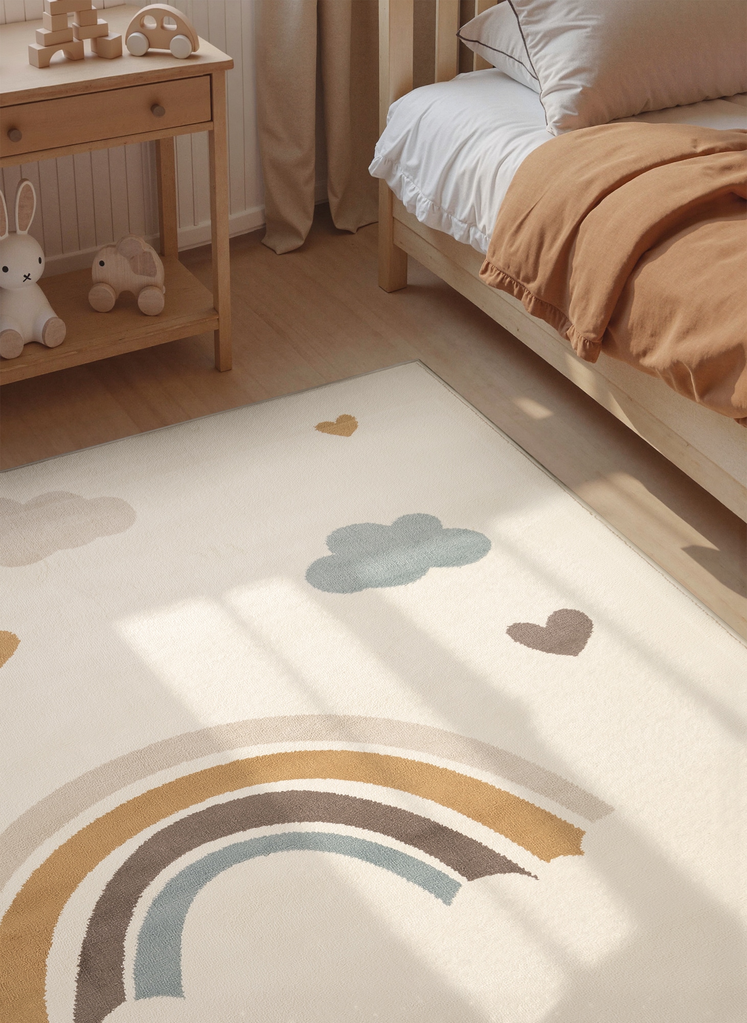 HANSE Home Kinderteppich »Skyla« rechteckig 10 mm Höhe Pflegeleicht, Weich, Kinderzimmer, Spielteppich, Spielunterlage