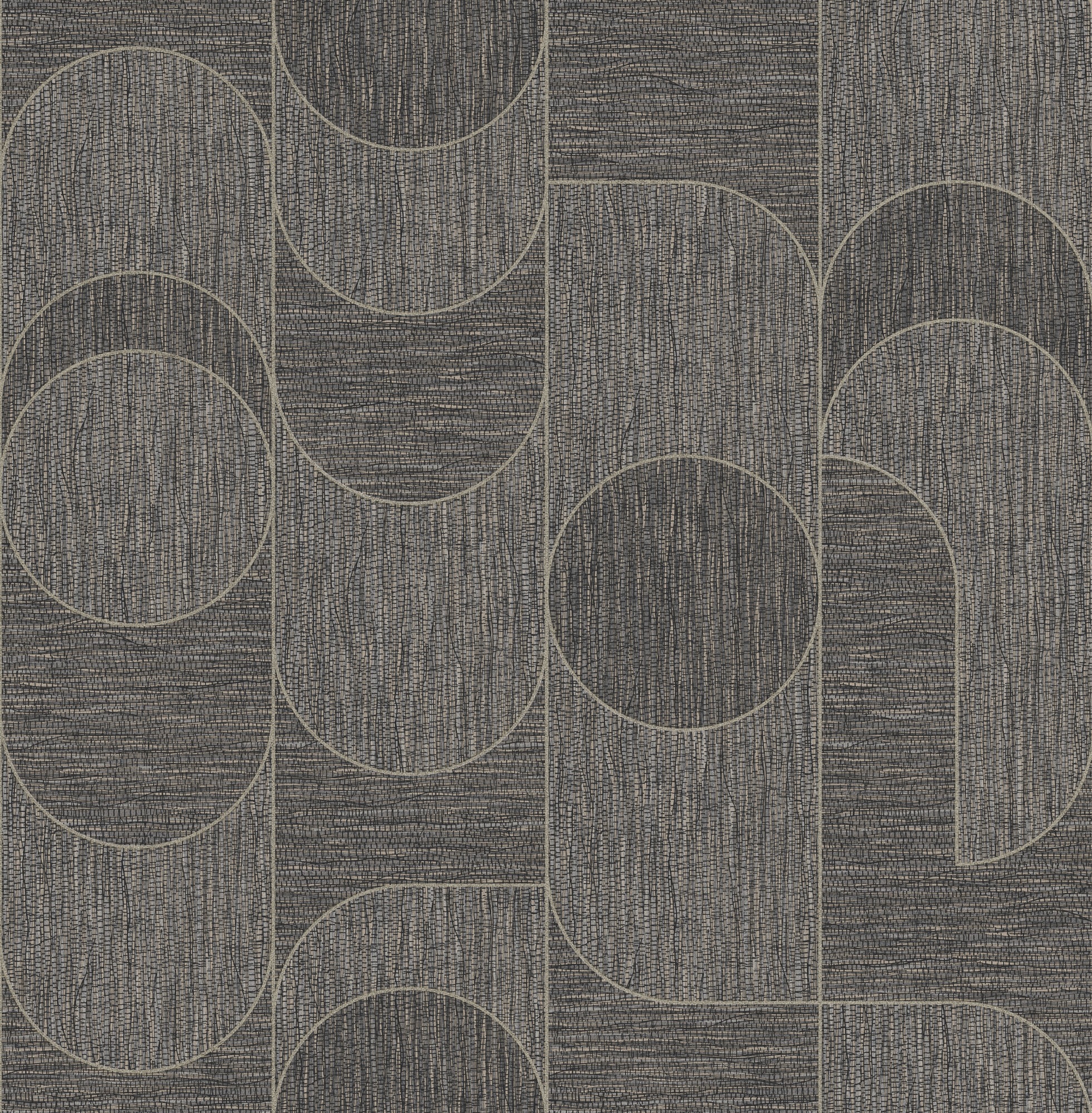 Sublime Vliestapete »GEOMETRIC GRASSCLOTH«, 3D-Optik, Design Tapeten