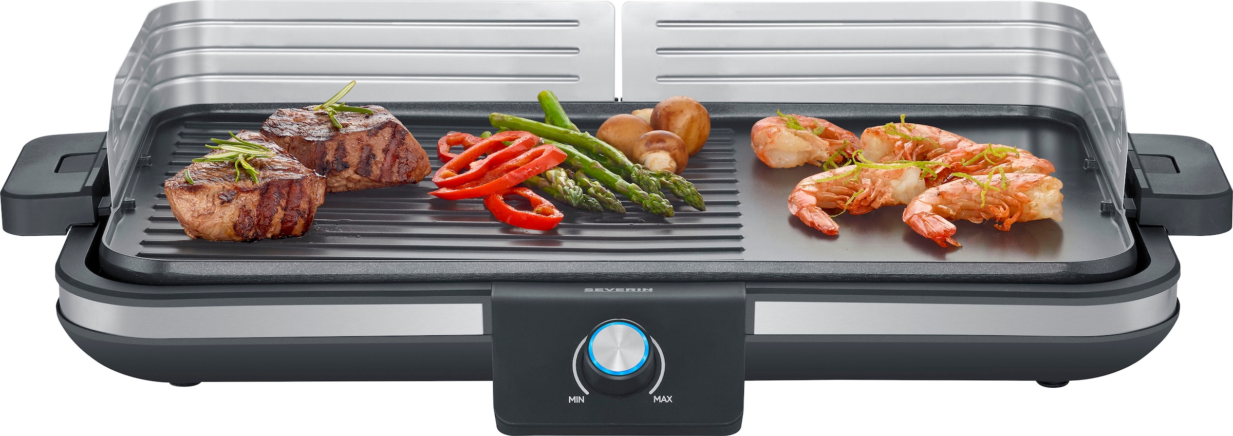 Severin Tischgrill "Plancha, PG 8564", 2300 W, Nach wenigen Minuten kann de günstig online kaufen