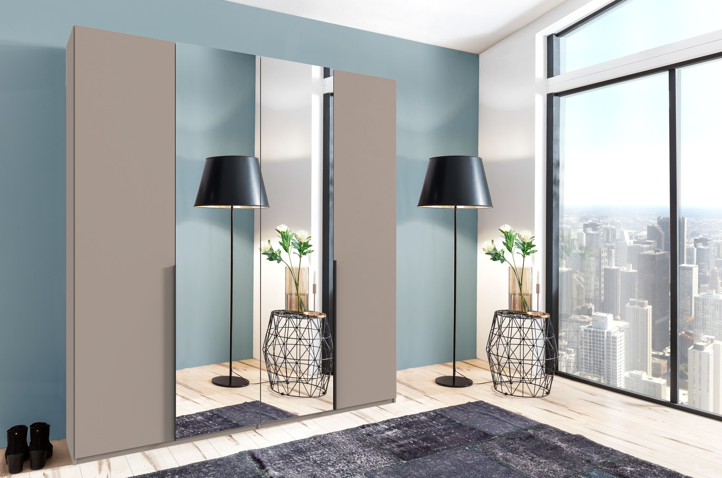 Wimex Kleiderschrank »Mugano,in 5 Breiten,2 Höhen,2 Tiefen, viele Farben, M günstig online kaufen