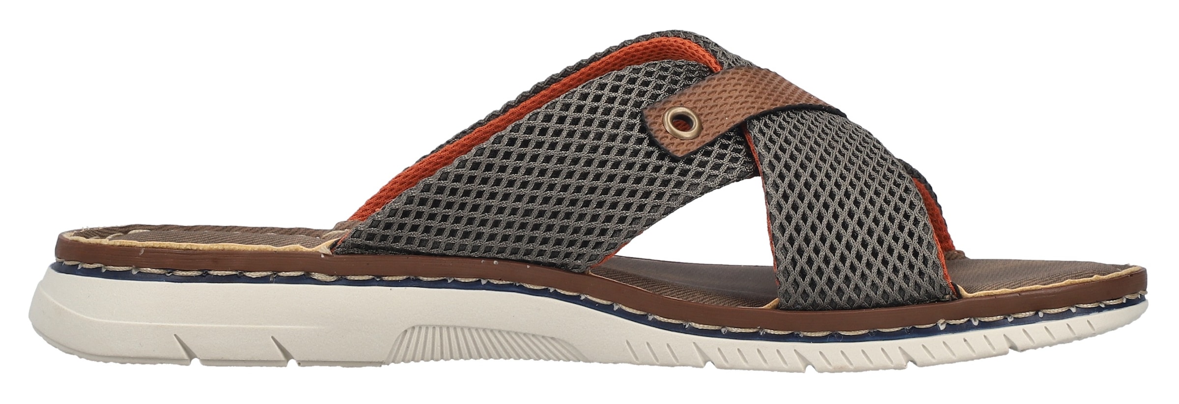 Rieker Pantolette, Sommerschuh, Hausschuh, Strandschuh zum Schlupfen