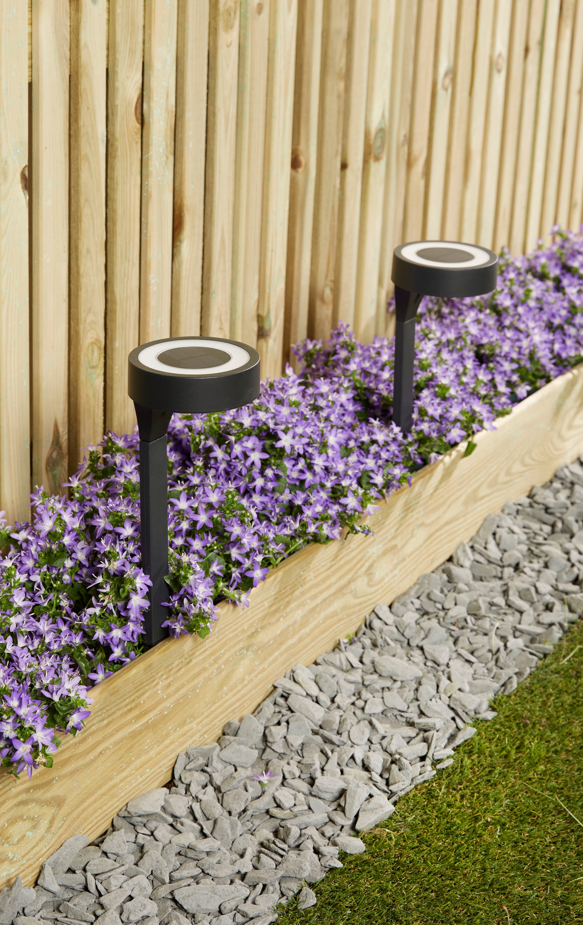 LUXFORM Gartenleuchte »Solar-Gartenleuchten - Orange - 2 St - LED«, Leuchtmittel LED-Modul | LED fest integriert, Ganzjährig Solar