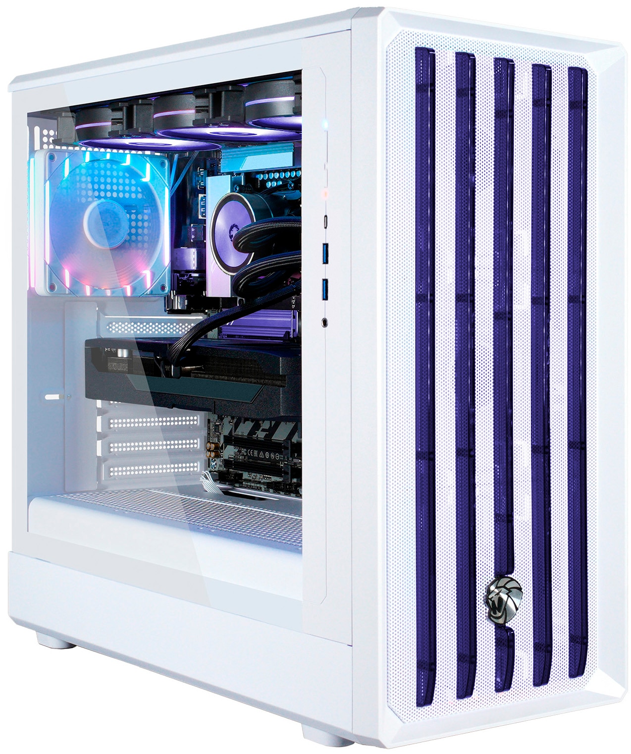 GAMEMAX Gaming-PC-Komplettsystem »GigaDeal CLAW WH 2803 AMD Ryzen 5 7500F 32GB DDR5 1TB SSD RX 9070« 32 ″ AMD Ryzen 5 Radeon™ RX 9070 32 GB RAM 1.000 GB SSD Windows 11, DDR5 RAM + Gigabyte GS32QCA LED-Monitor Curved, 80 cm 32"