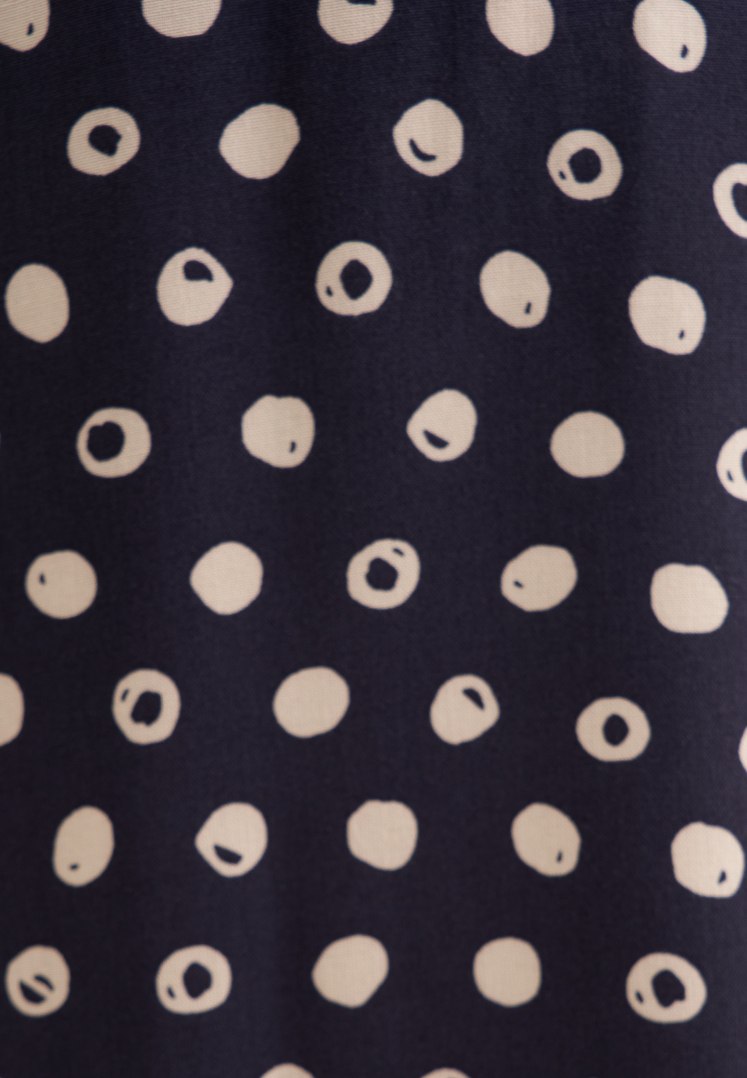 seidensticker Sommerkleid »Schwarze Rose«, 3/4-Arm Kragen Punkte