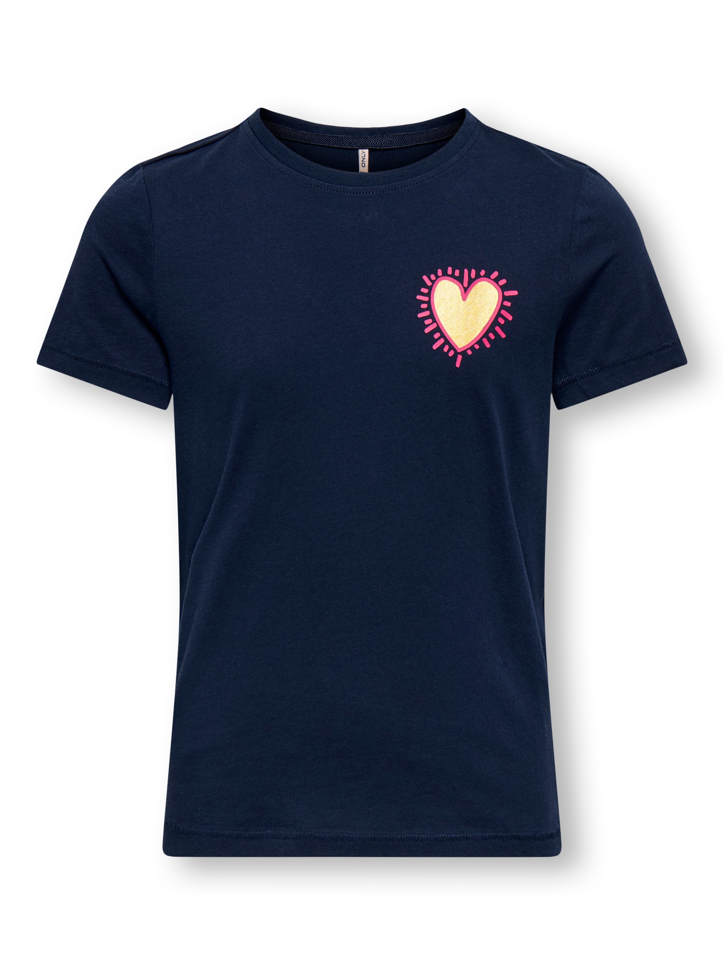 KIDS ONLY T-Shirt »KOGLANY-NINA LIFE LOVE S/S TOP FR JRS« mit unterschiedlichen Motiven - je nach Bodyfarbe