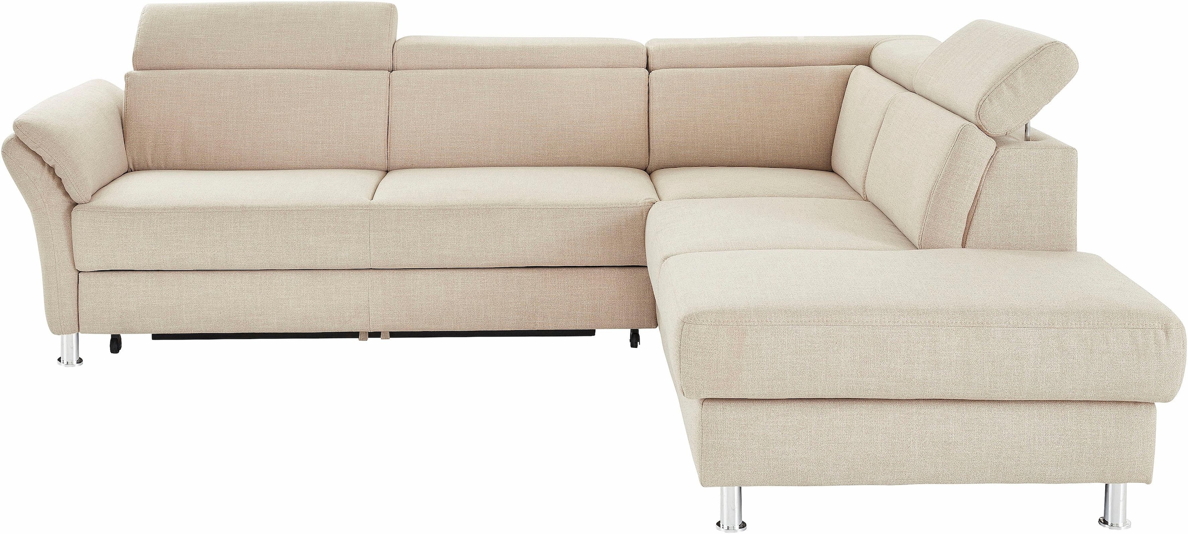 sit&more Ecksofa »Avignon L-Form«, inklusive Kopfteilverstellung, wahlweise mit Bettfunktion