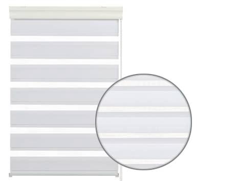 GARDINIA Doppelrollo »mit Aluminiumkassette«, Lichtschutz, Sichtschutz, mit Bohren, freihängend, Hochwertige Optik und Staubschutz