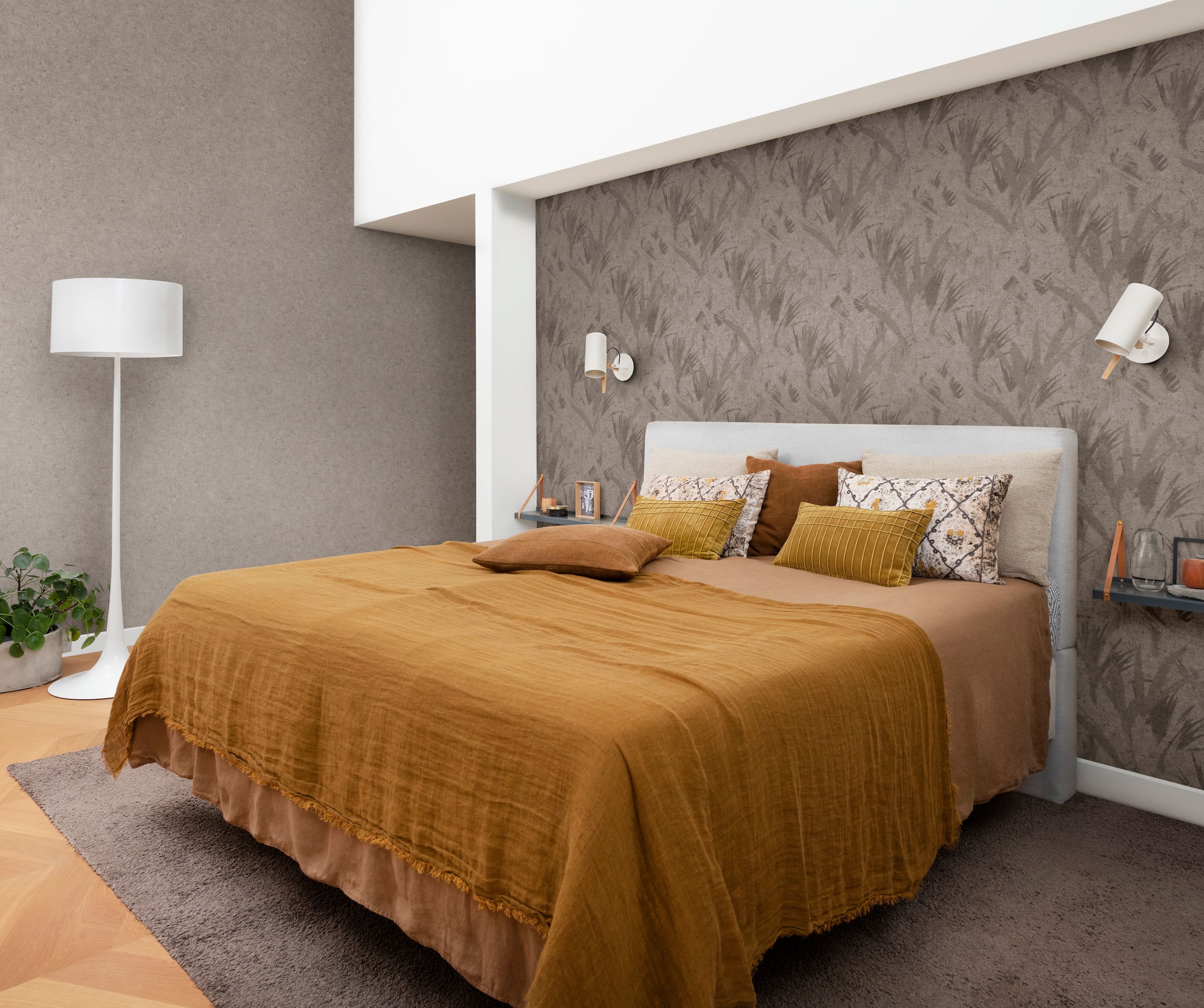 Rasch Vliestapete »Concrete« botanisch strukturiert