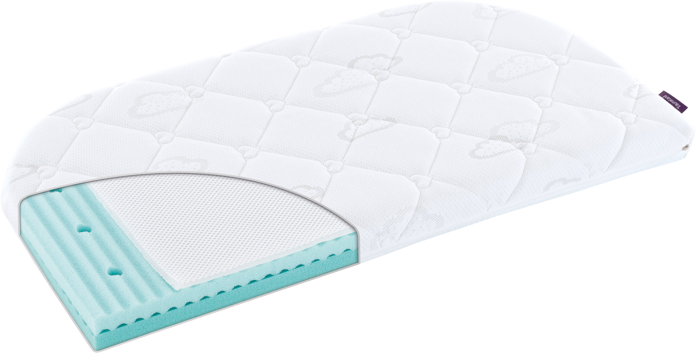 Träumeland Babymatratze »Matratze Beistellbett AIR«, 7 cm hoch, Raumgewicht: 50 kg/m³, (1 St., 1-tlg.)