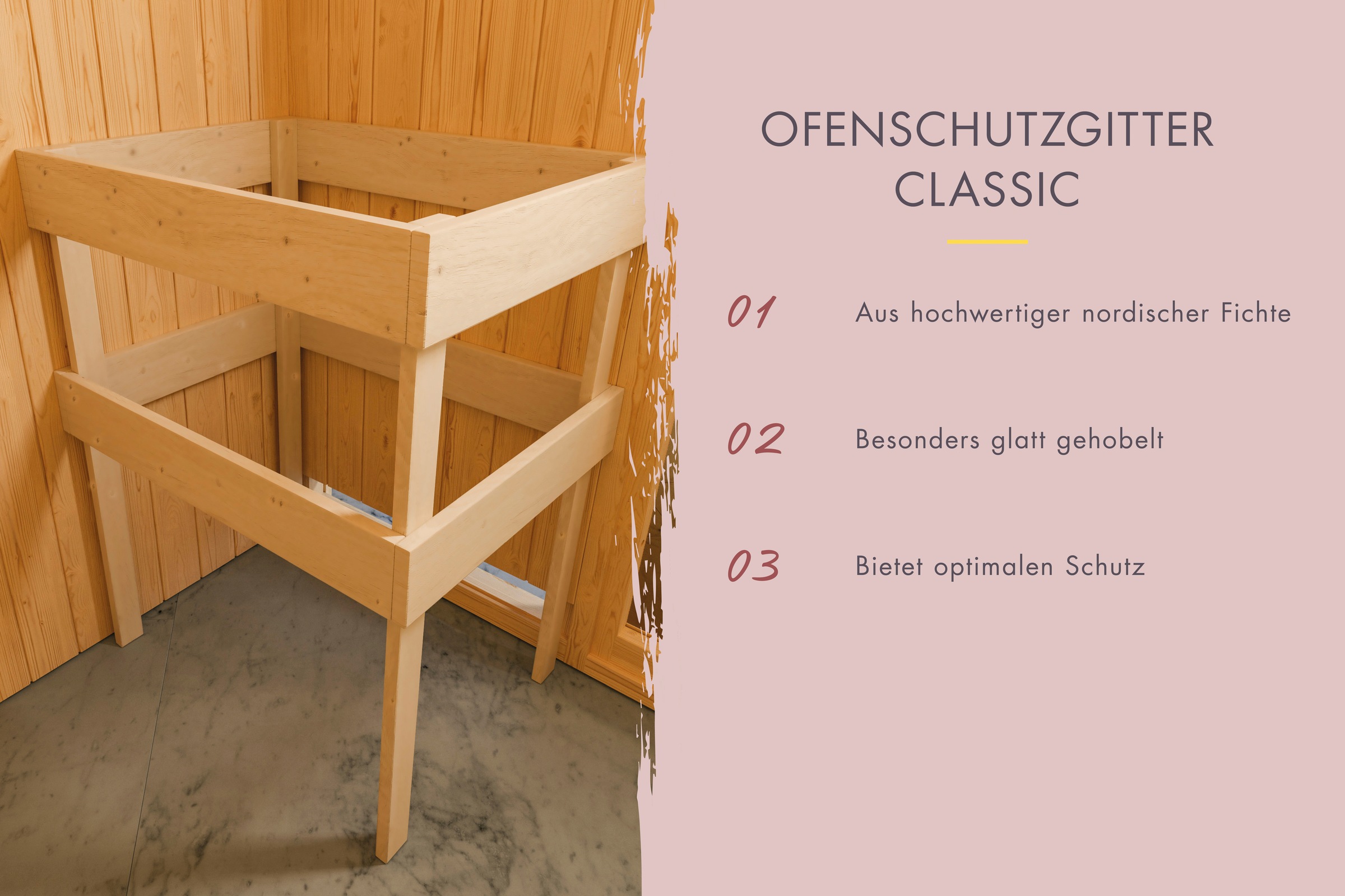Karibu Saunahaus »»Armin 1« naturbelassen«, in verschiedenen Ausführungen erhältlich