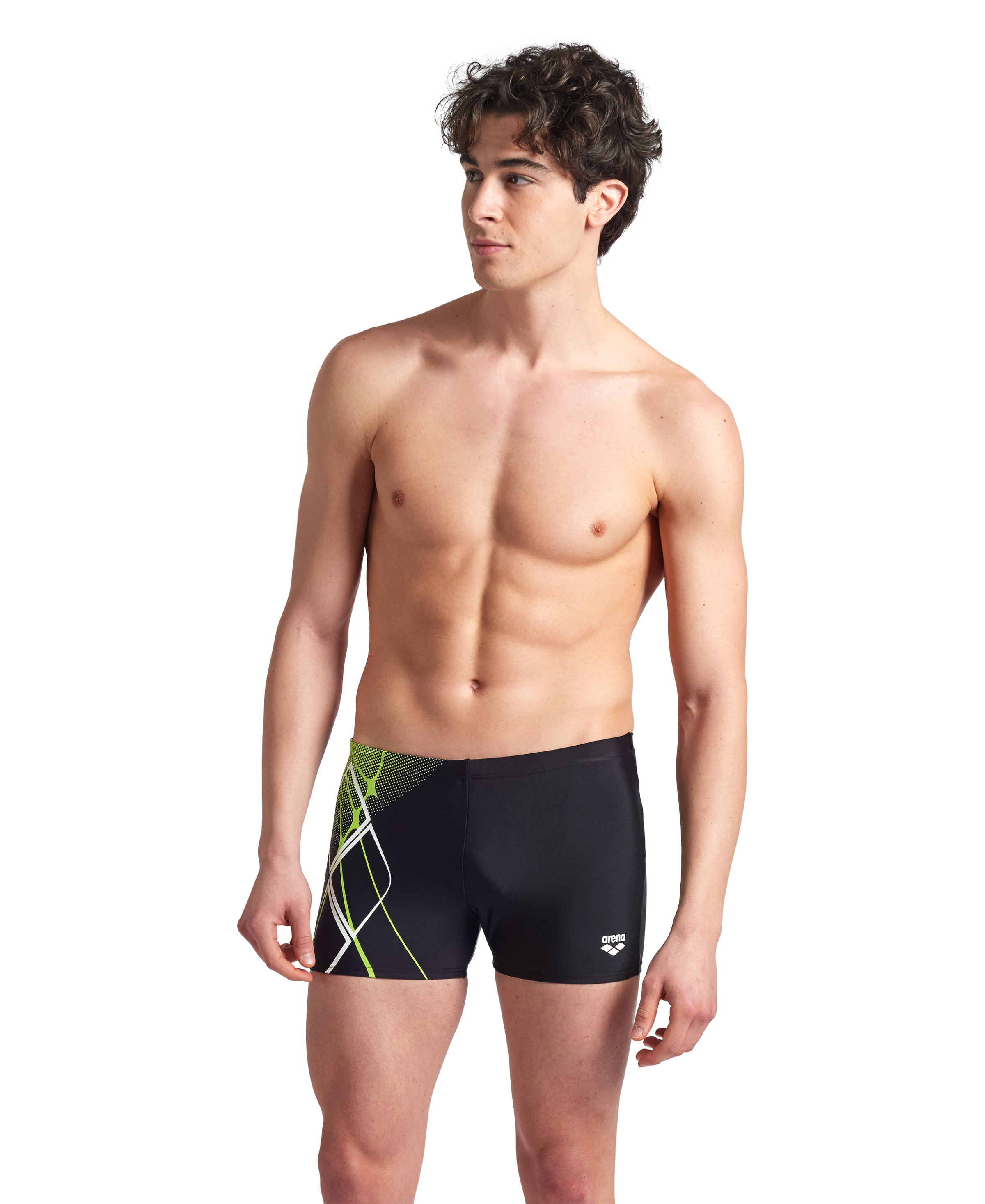 Arena Badehose »ARENA GRAPHIC SWIM SHORT« mit UV-Schutz UPF50+, innenliegender Kordelzug, elastisches Material