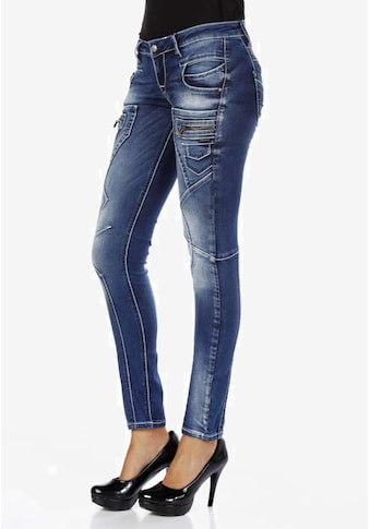 Cipo & Baxx Bequeme Jeans, mit niedriger Taille in Skinny Fİt kaufen