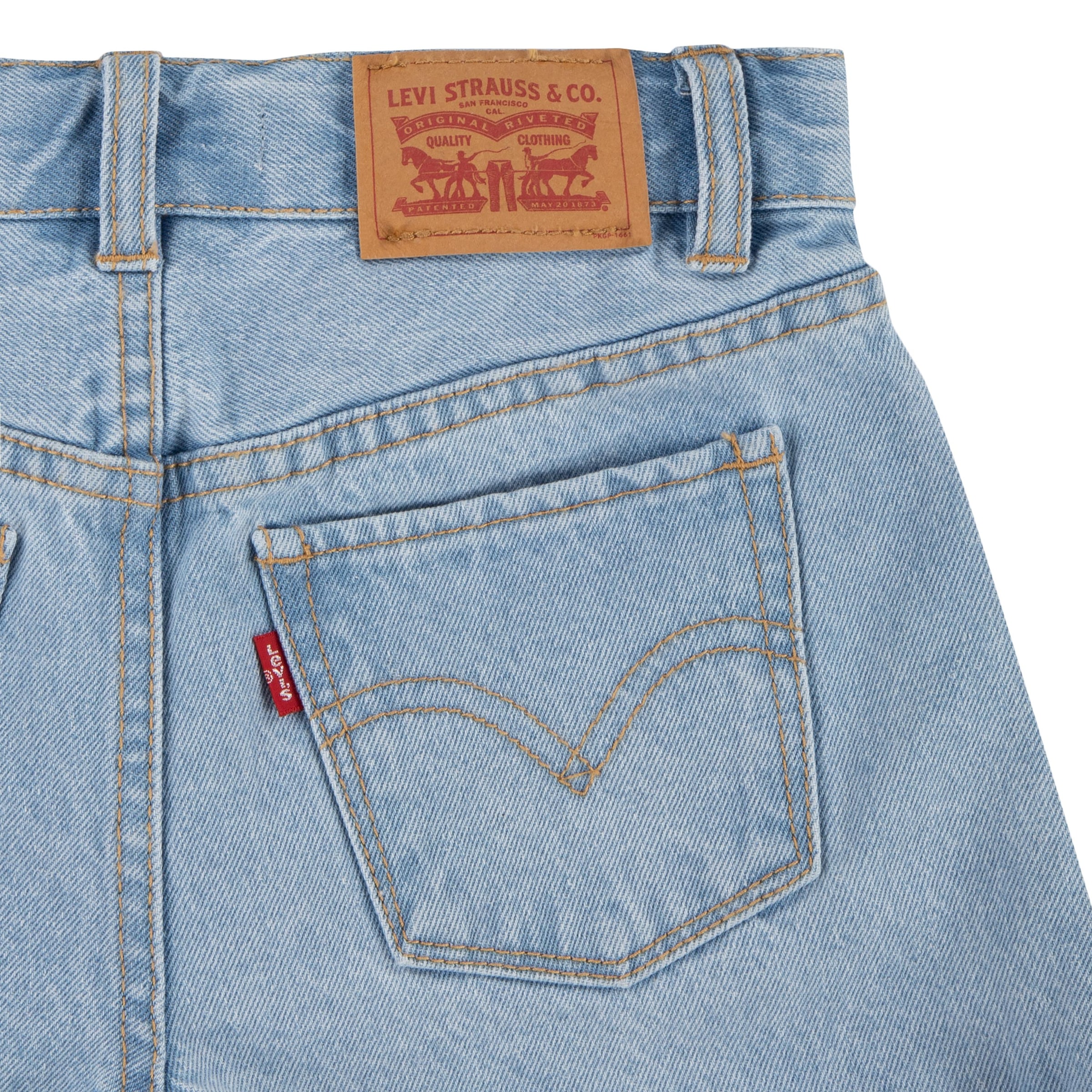 Levi's® Kids Jeansshorts »LVG MINI MOM SHORT W/ ROLL CUF«, for GIRLS