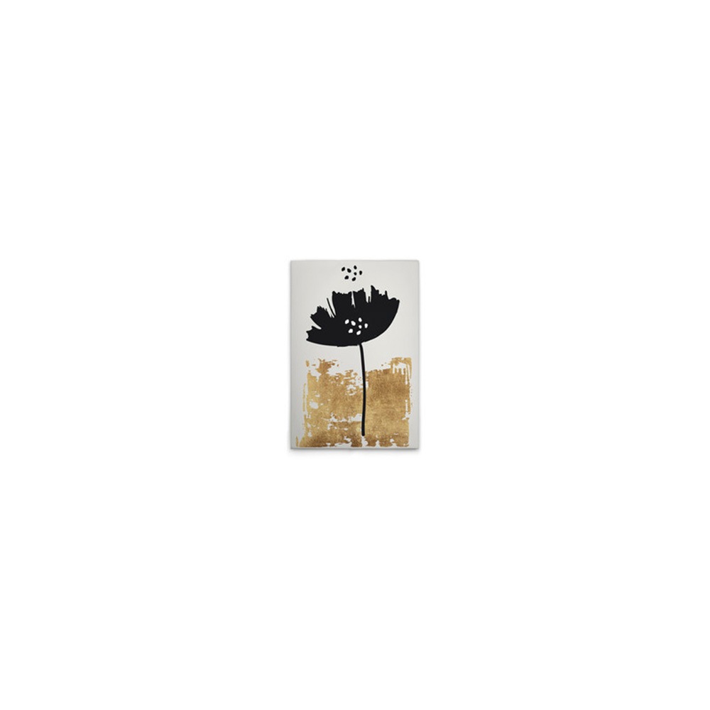 A.S. Création Leinwandbild »Black Poppy - Wandbild Creme Gold Schwarz Keilr günstig online kaufen