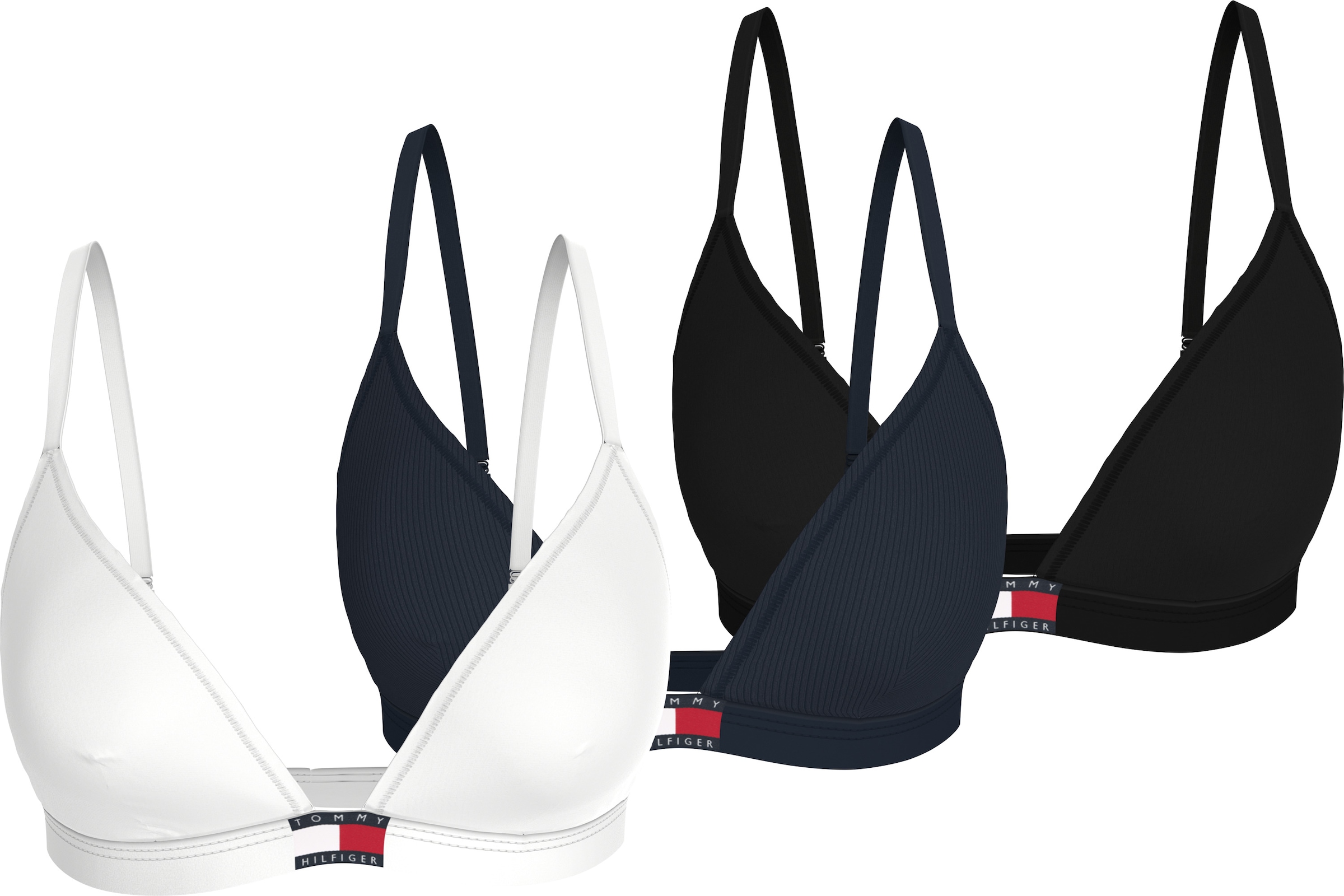 Tommy Hilfiger Underwear Triangel-BH »3 PACK TRIANGLE«, mit Logo