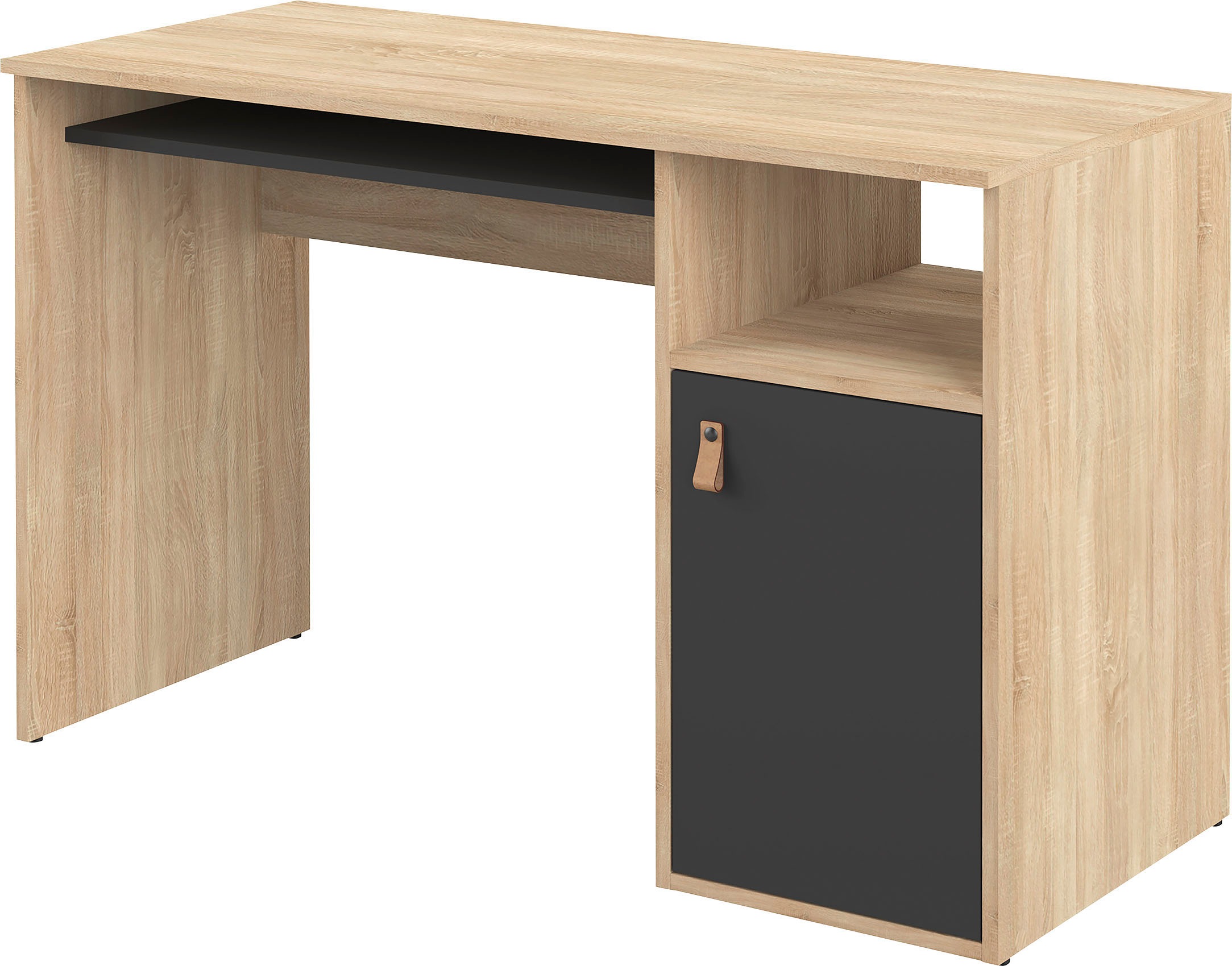 TemaHome Schreibtisch »OXFORD«, Ledergriff günstig online kaufen