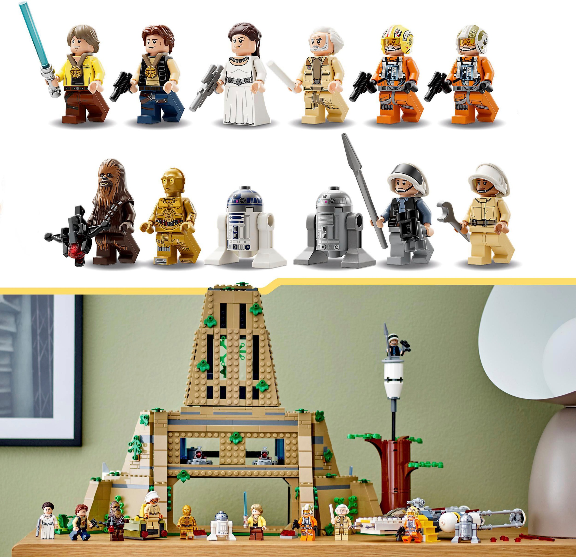 LEGO® Konstruktionsspielsteine »Rebellenbasis auf Yavin 4 (75365), LEGO® Star Wars«, (1066 St.), Made in Europe