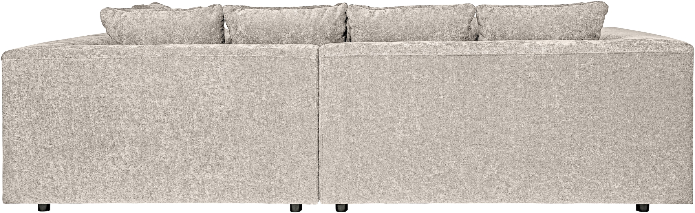 WERK2 Ecksofa »Tiga 207 x 286 cm modern & bequem, elektrisch verstellbare Sitztiefe« Struktur weich, L-Form, elektrische Sitztiefenverstellung