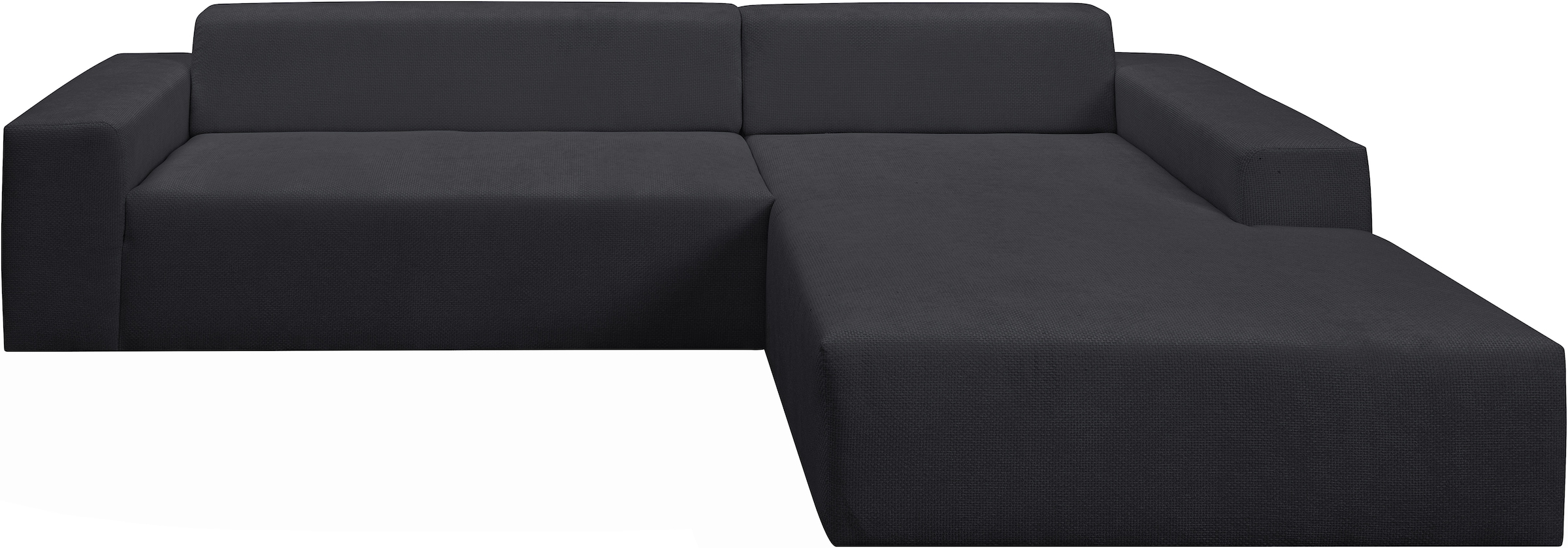 WERK2 Ecksofa »Zeus-XL 311 cm breit, bequemes Mega-Sofa in L-Form, große Sitztiefe« Curvy-trend Chenille Big-Sofa mit 210 cm XXL-Ottomane für 2 Personen