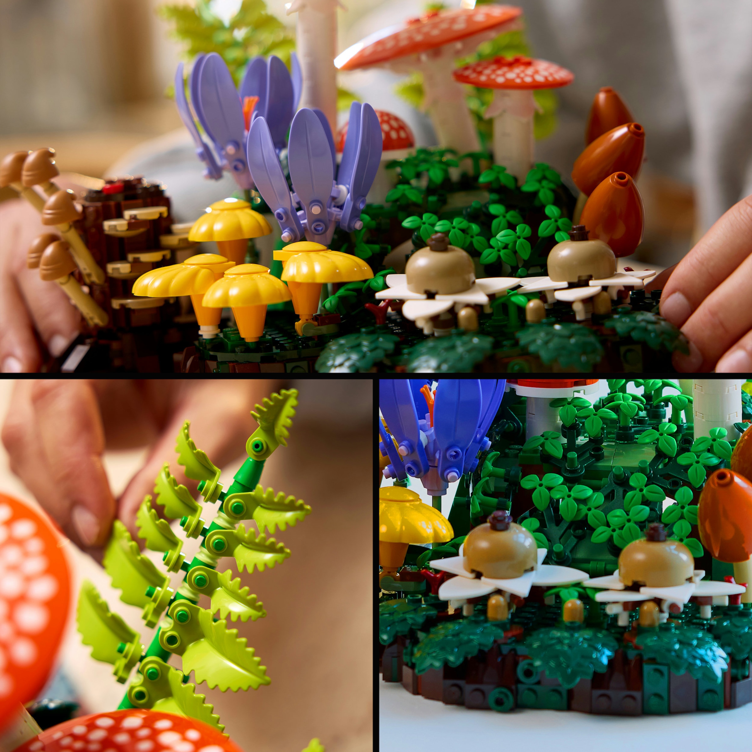LEGO® Konstruktionsspielsteine »Waldpilze (11505), LEGO Botanicals« Made in Europe