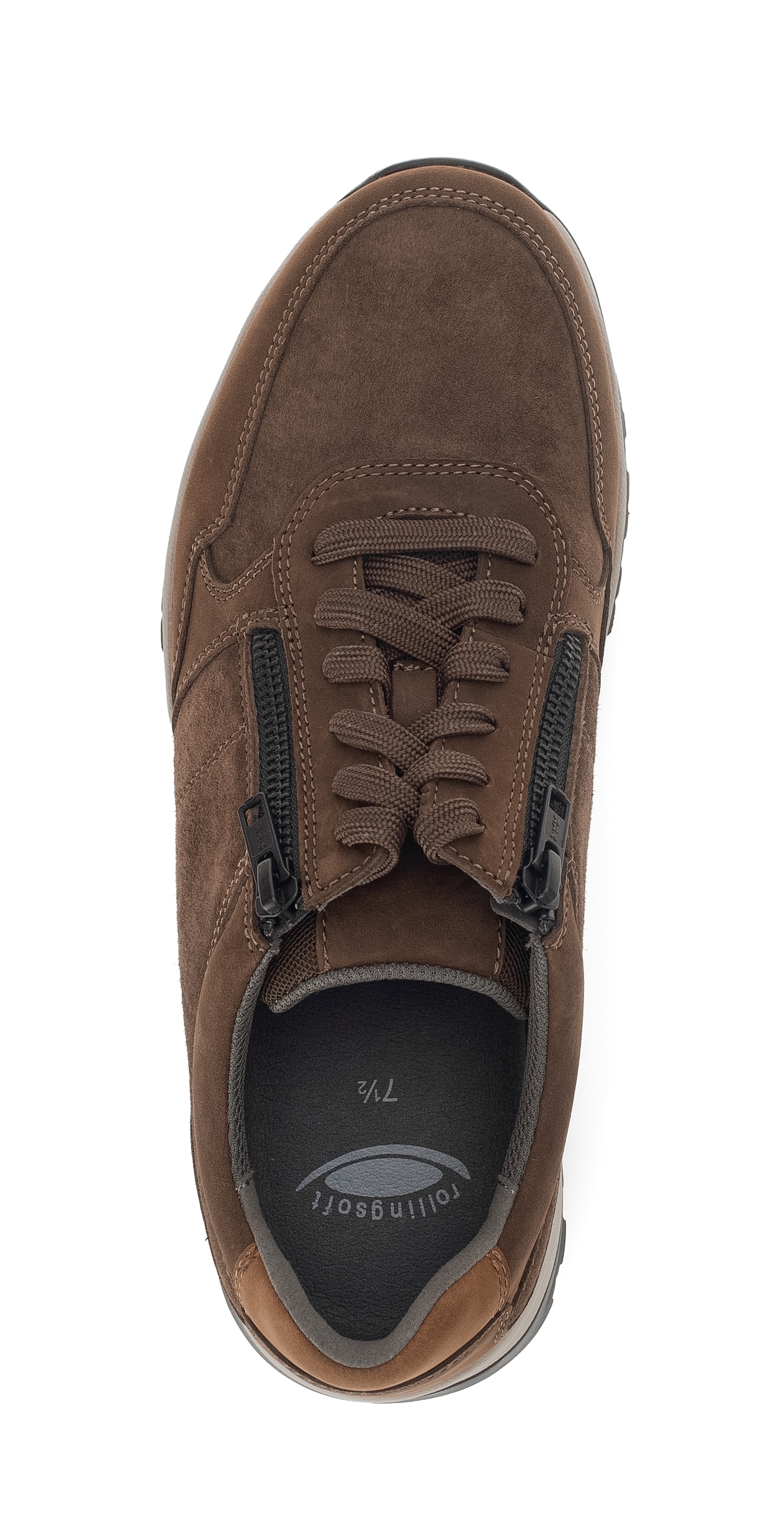 Gabor Rollingsoft Keilsneaker, Komfortschuh, Schnürschuh, Halbschuh in Weite G 1/2 (= weit)