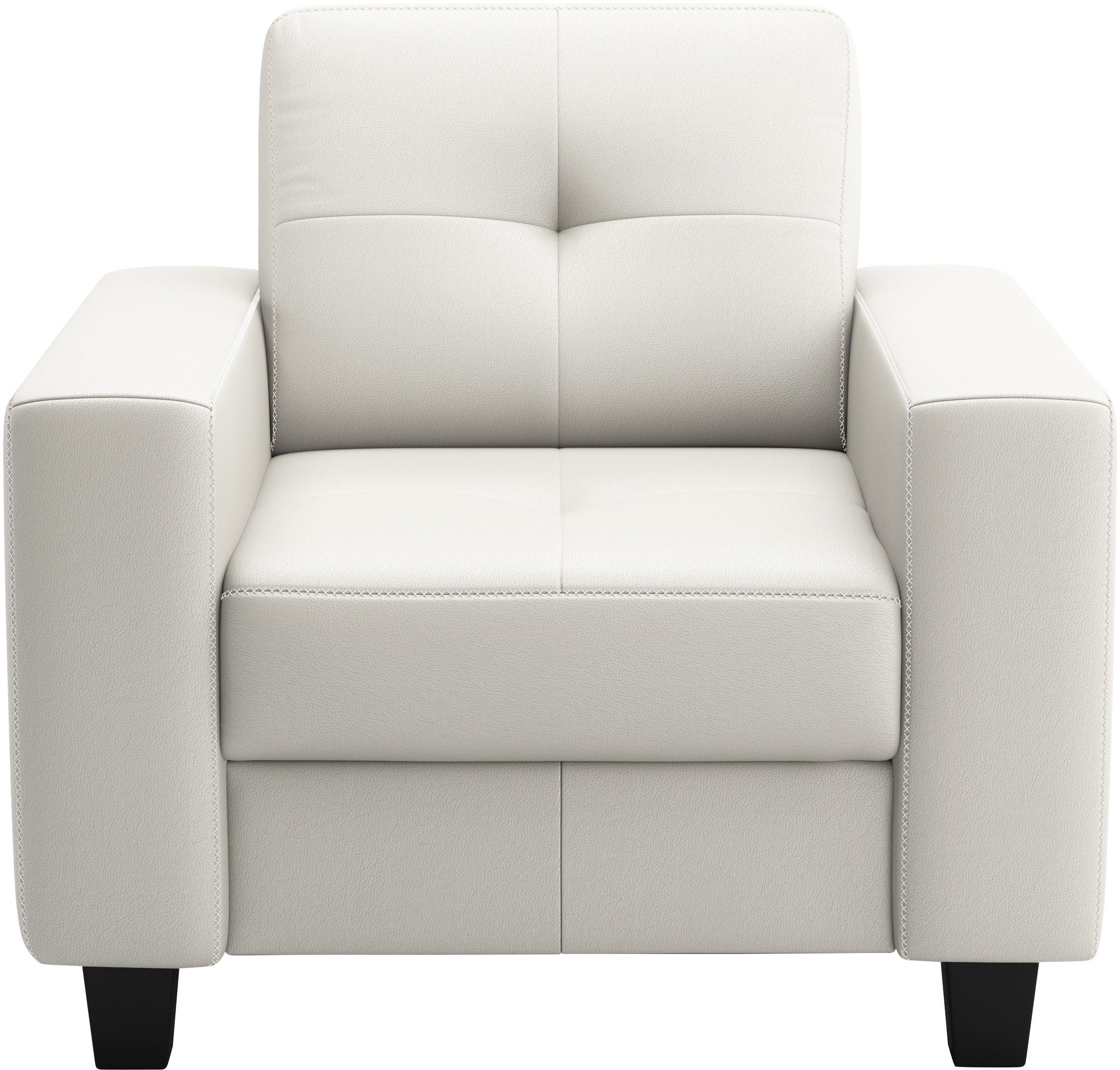 Home affaire Sessel »Varese« Kreuznaht in beige günstig online kaufen