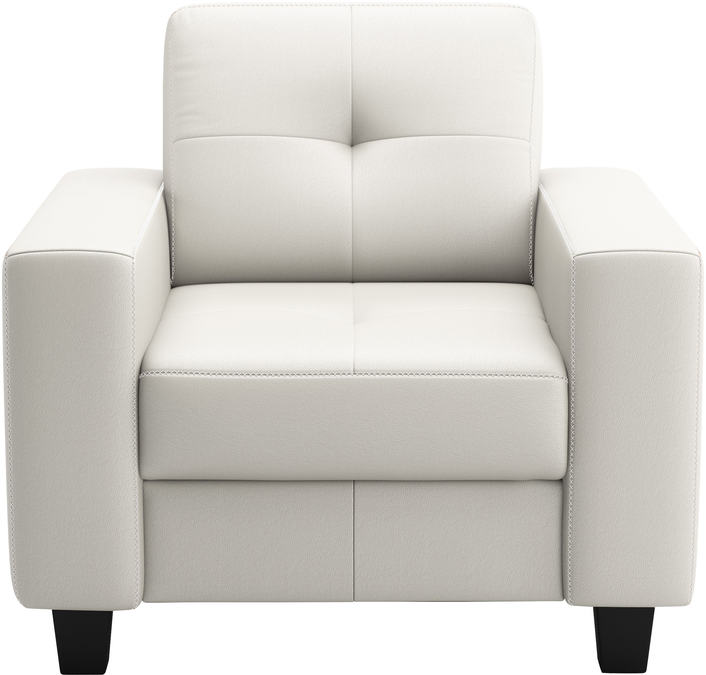 Places of Style Sessel »Varese«, Kreuznaht in beige günstig online kaufen