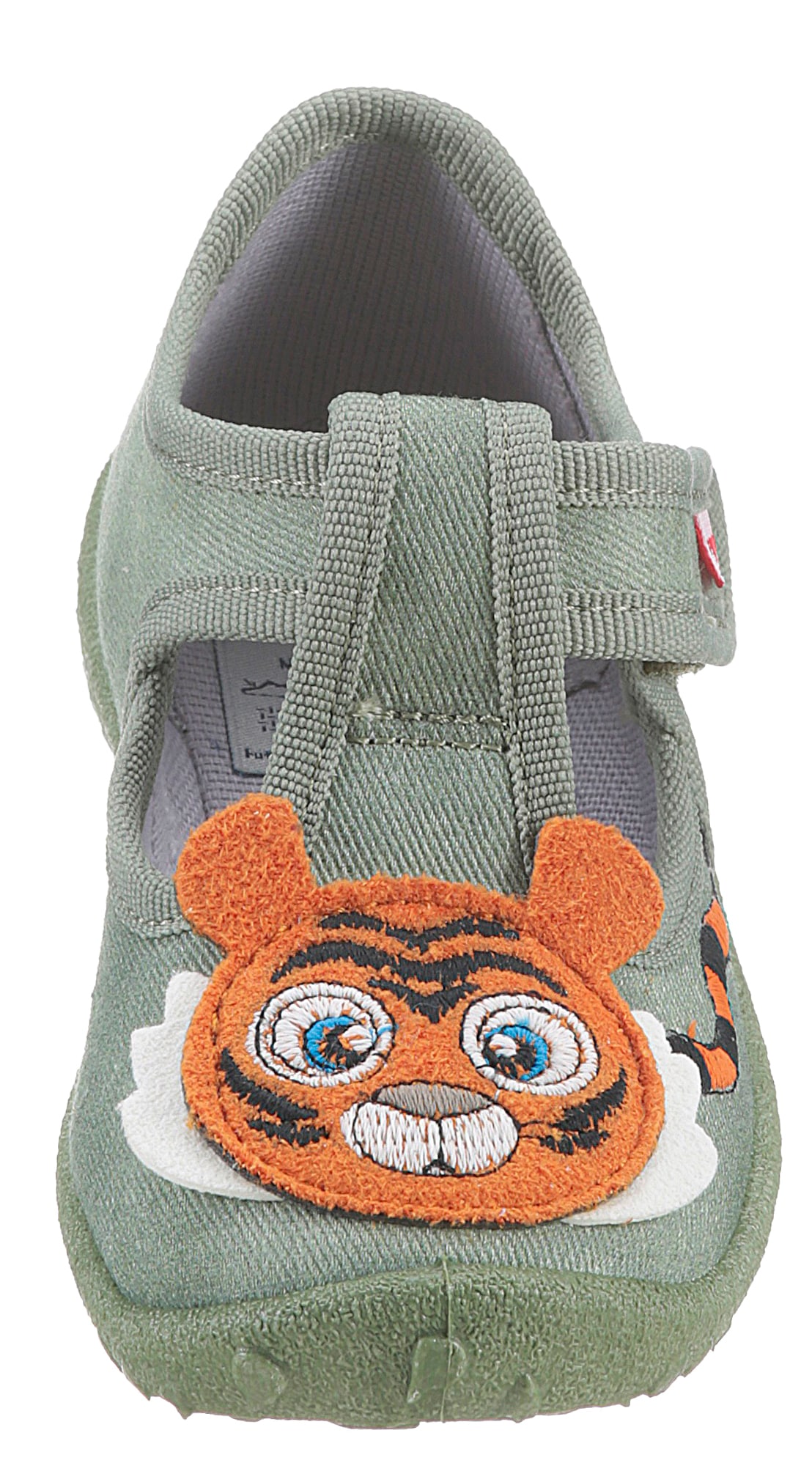 Superfit Hausschuh »SPOTTY WMS: Mittel«, Ballerina, Klettschuh, Kindergarten Schuh mit süßem Motiv