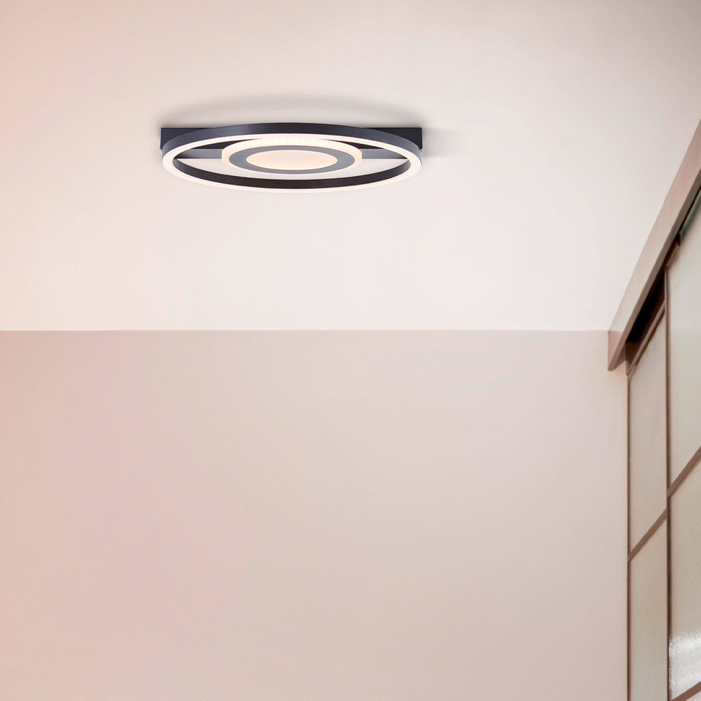 BreLight LED Deckenleuchte »Maureen«, 3001 K warmweiß, Metall, schwarz