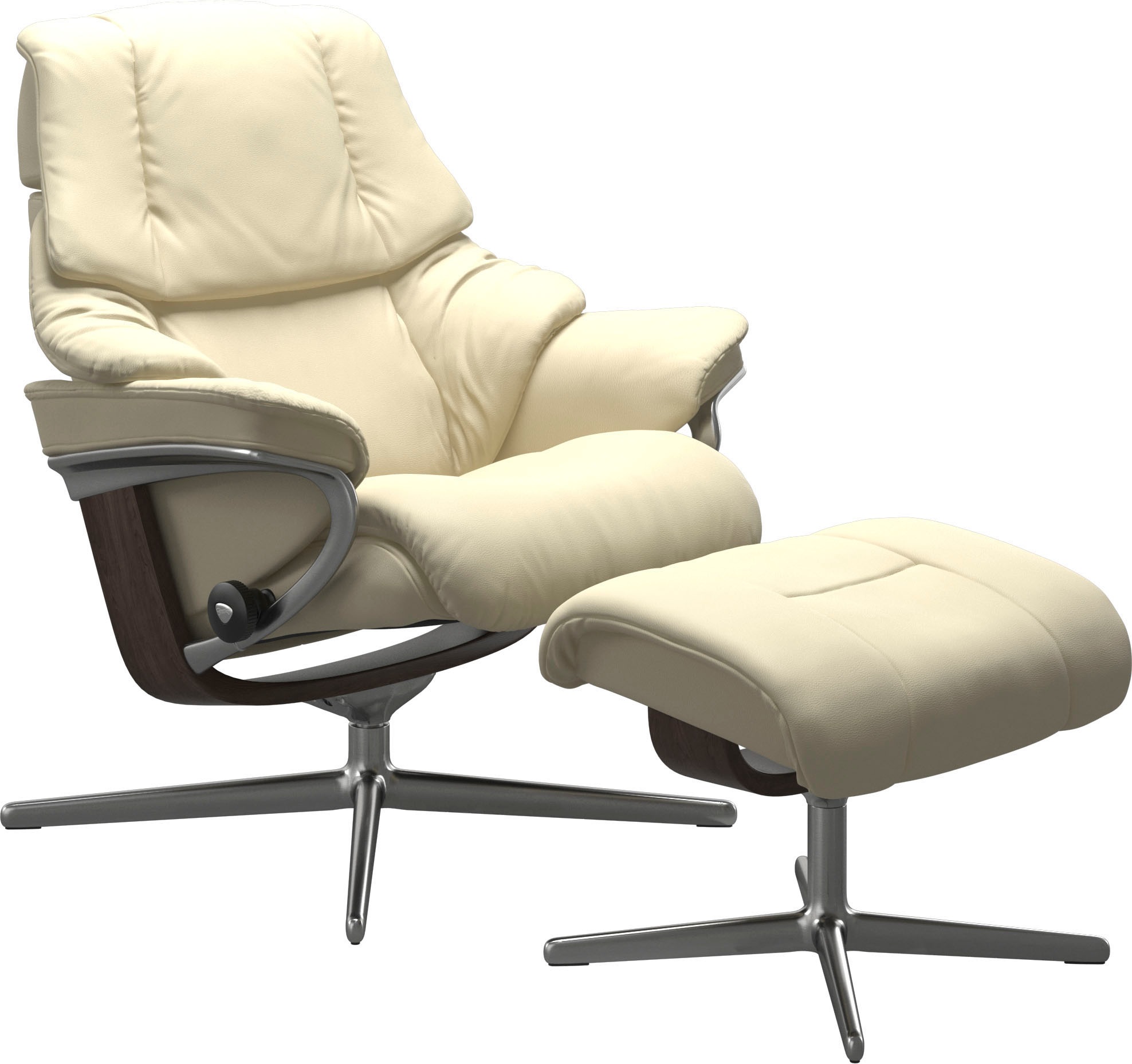 Stressless® Relaxsessel »Reno«, mit Cross Base, Größe S, M & L, Holzakzent Wenge
