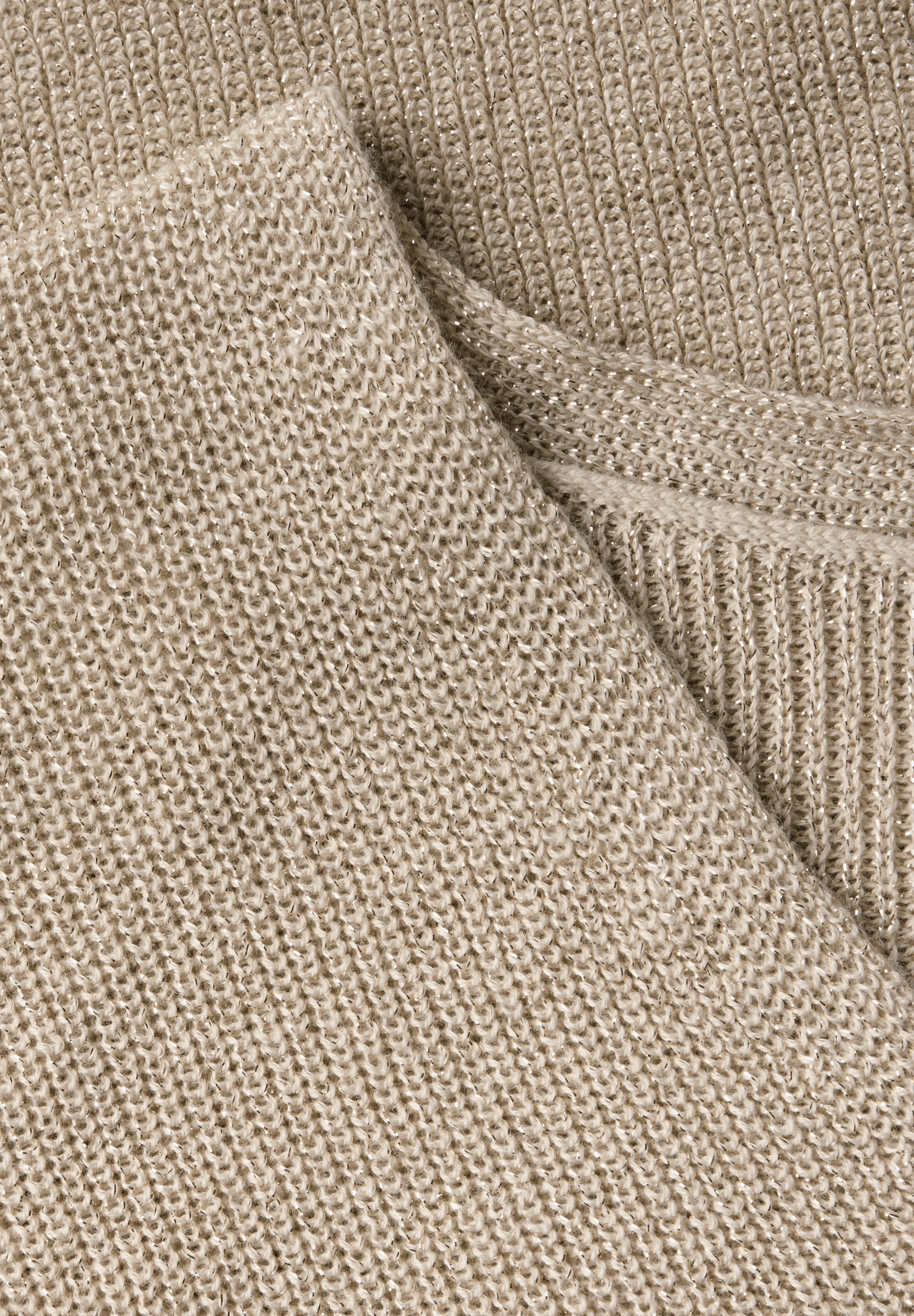 STREET ONE Strickpullover, mit metallisierten Fasern