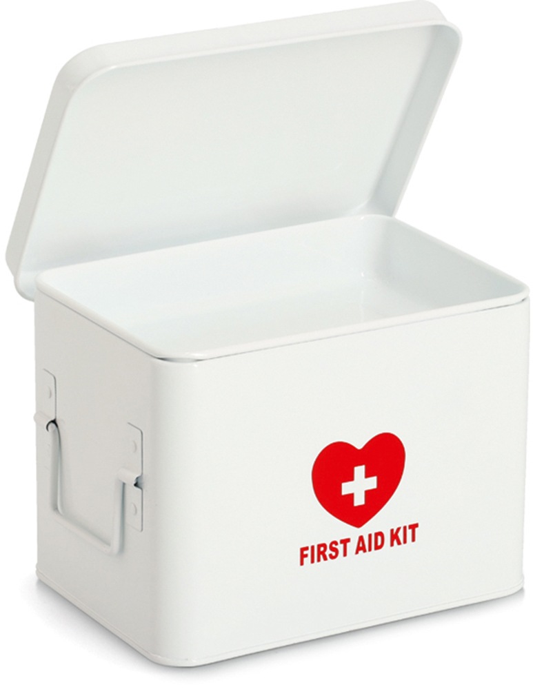 Zeller Present Aufbewahrungsbox »Metall, weiß«, robust, dekorativ, flexibles Ordungssystem
