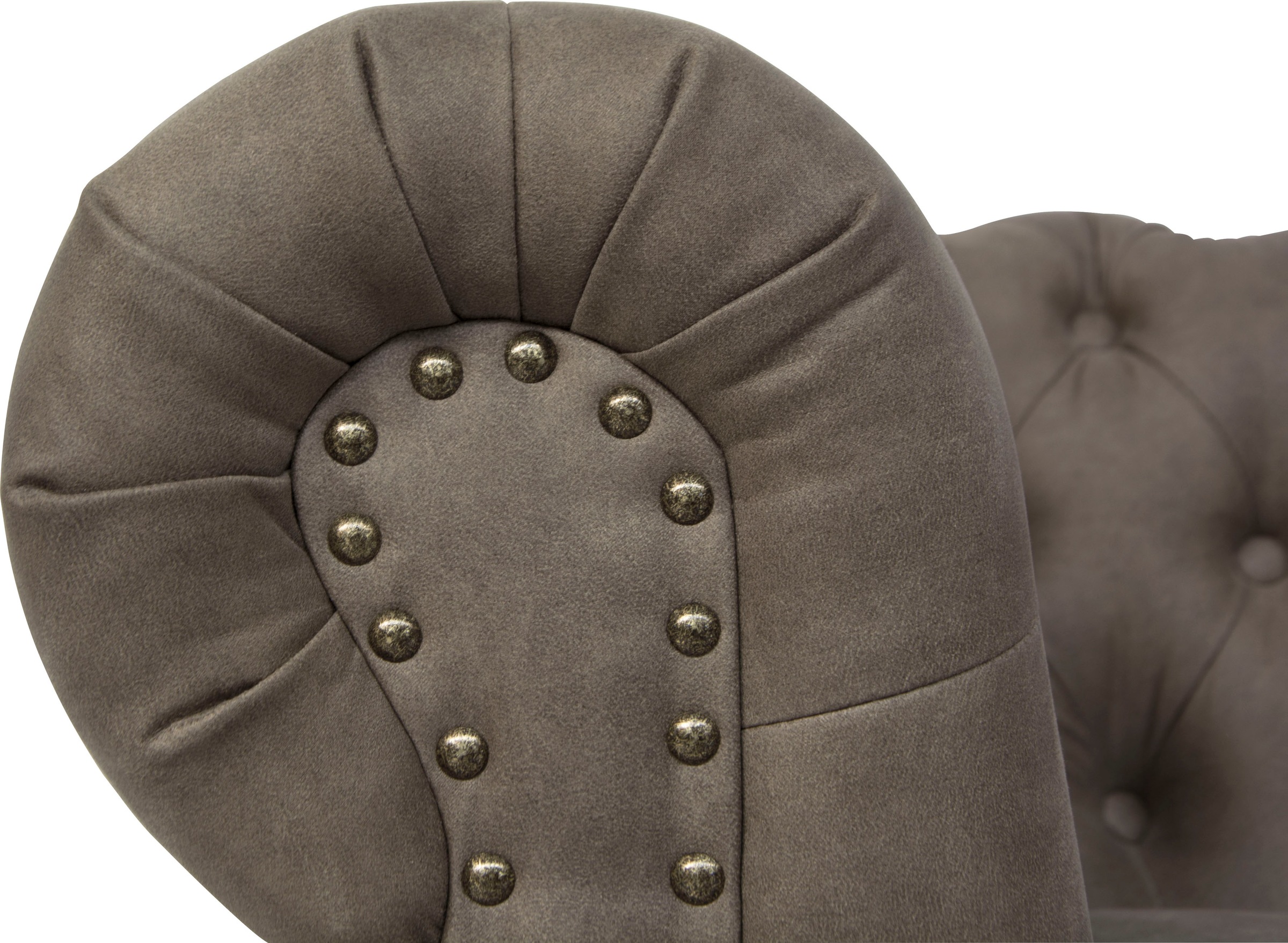 Home affaire Chesterfield-Sessel »Aarburg Sessel«, aufwändige Knopfheftung und Ziernägel im Chesterfield-Design