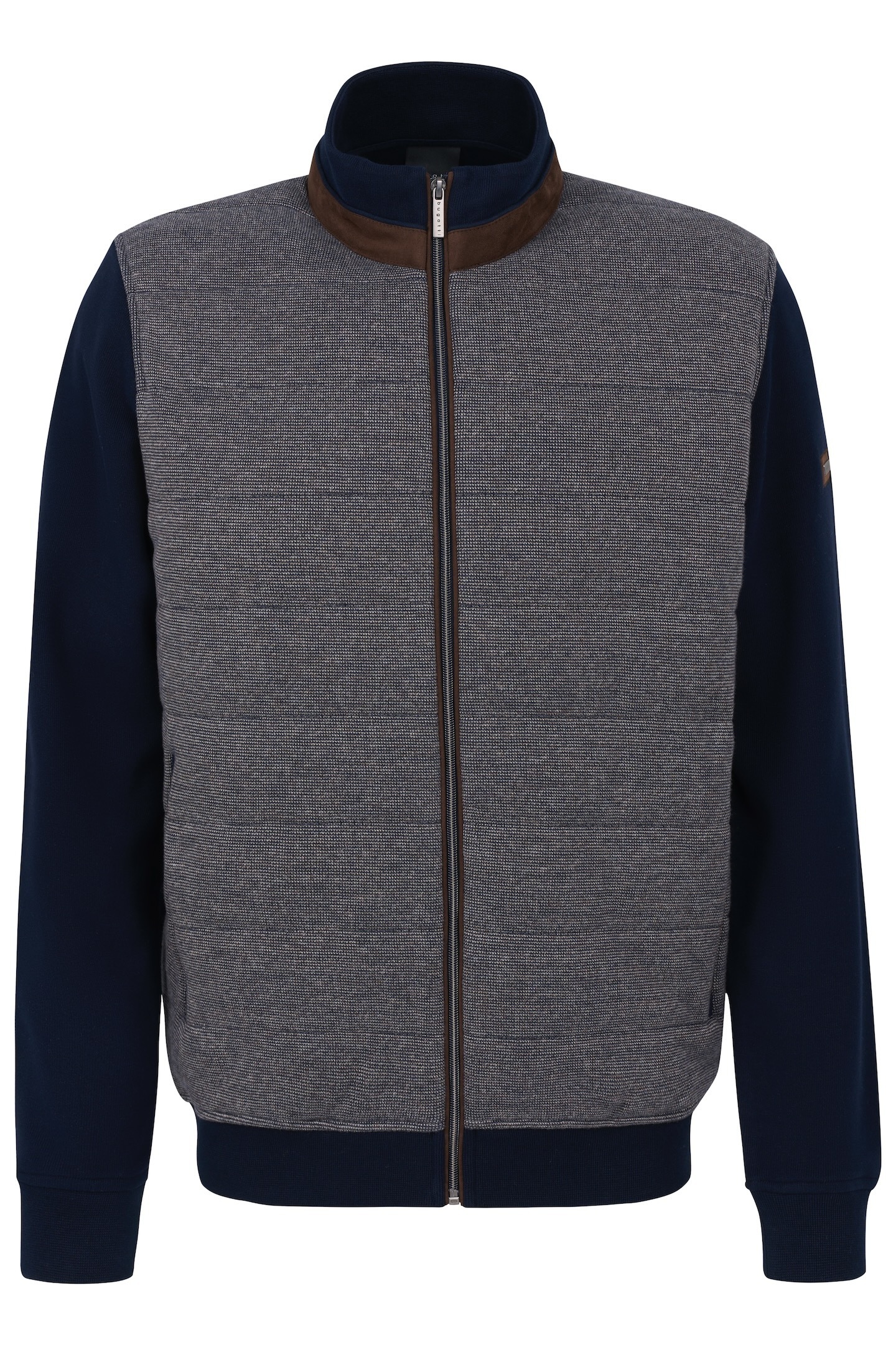 bugatti Sweatjacke, aus 100 % Baumwolle