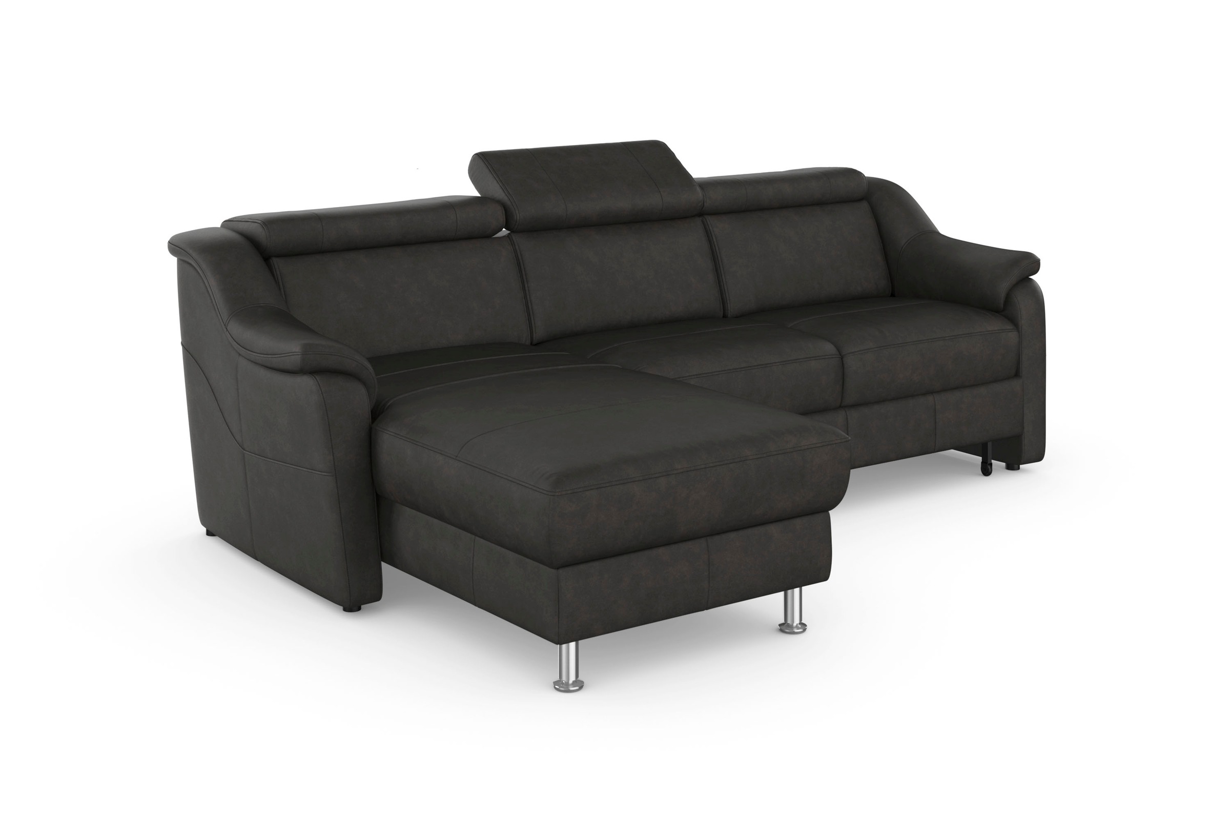 sit&more Ecksofa »Freetown L-Form«, inklusive Kopfteilverstellung und komfortablem Federkern