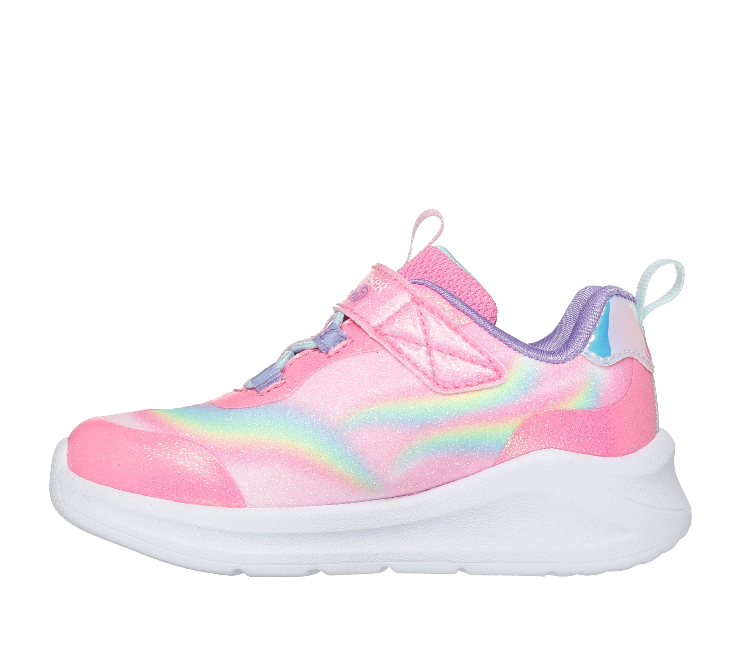 Skechers Lauflernschuh »UNICORN CHASER LIGHTS«  Babyschuh, Blinkschuh m. Einhornmotiv, Größenschablone zum Download