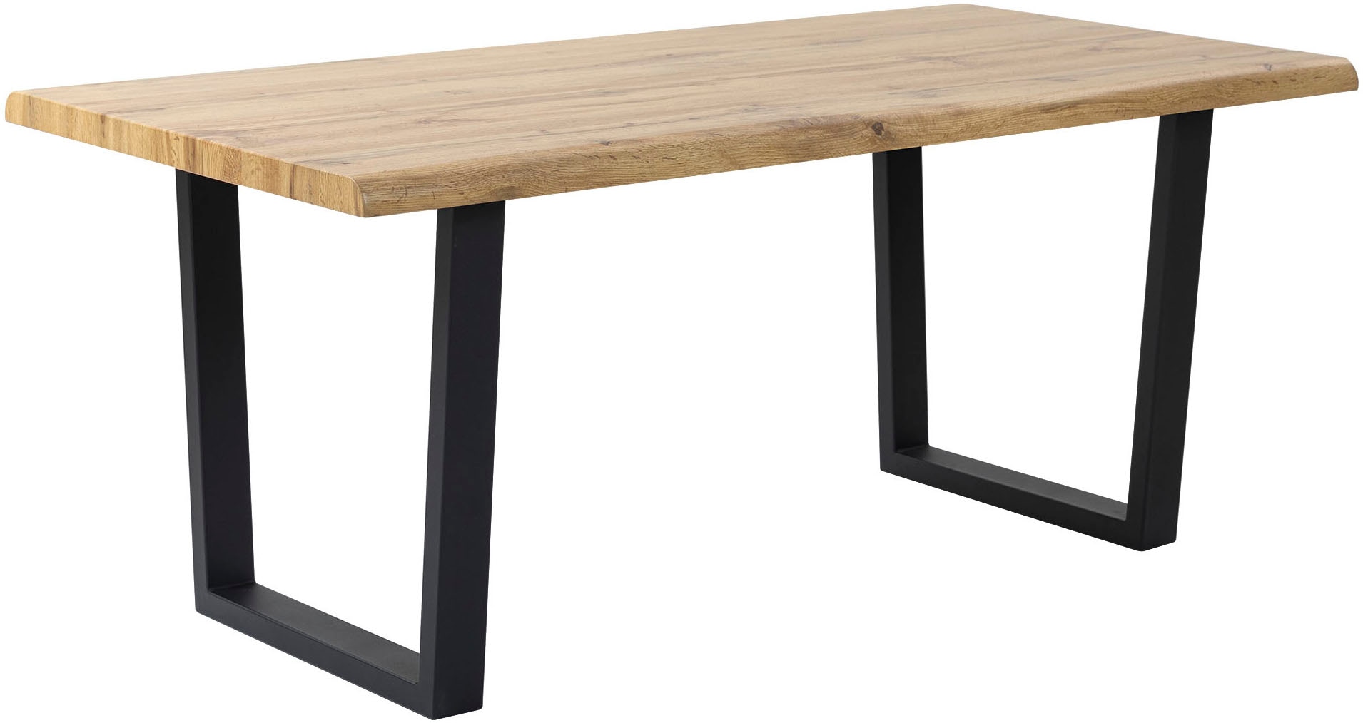 Duo Collection Baumkantentisch »Tisch Thea« Massives Kufengestell aus Metal günstig online kaufen