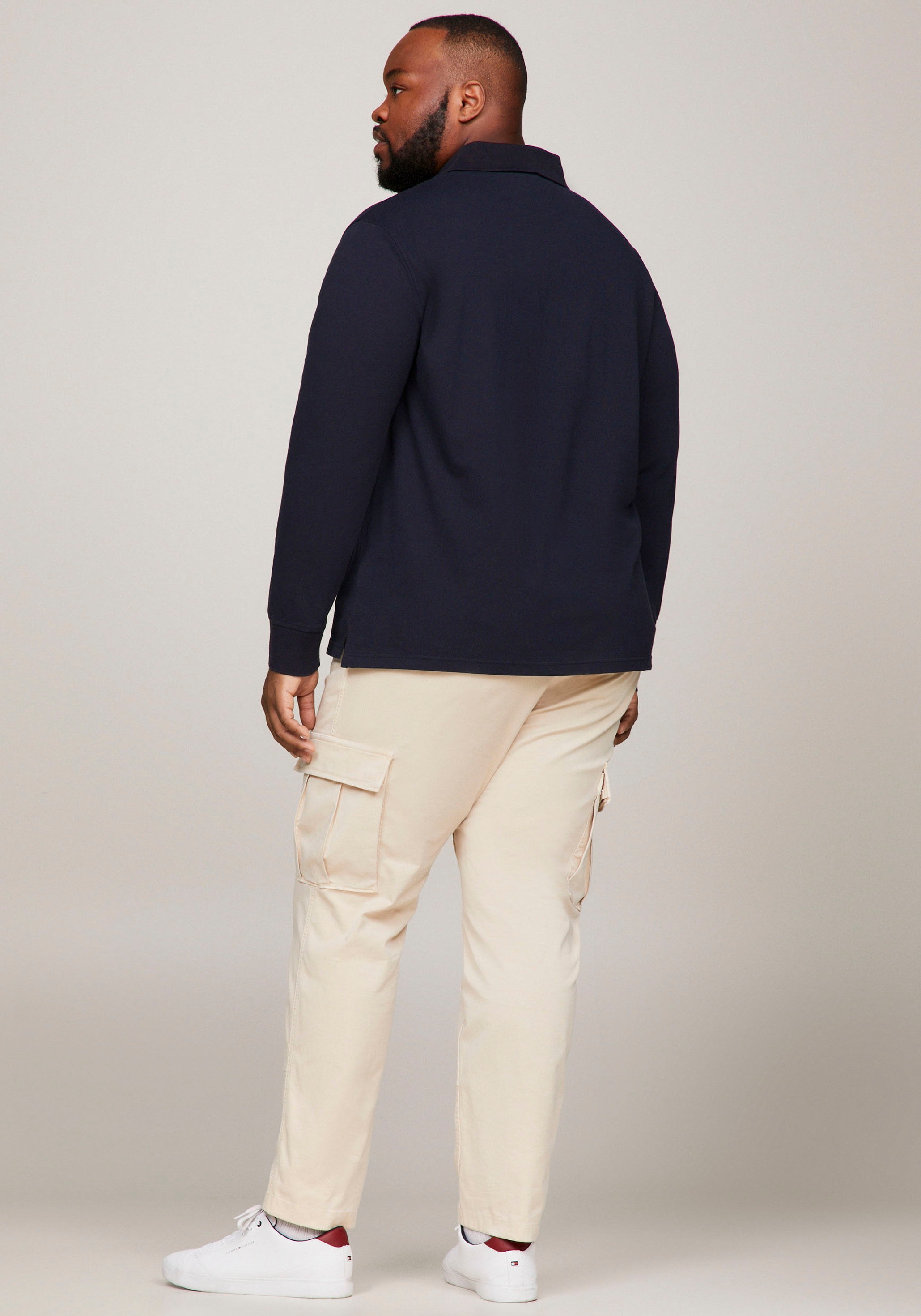 Tommy Hilfiger Big & Tall Langarm-Poloshirt »BT-1985 REGULAR LS POLO-B« in Großen Größen